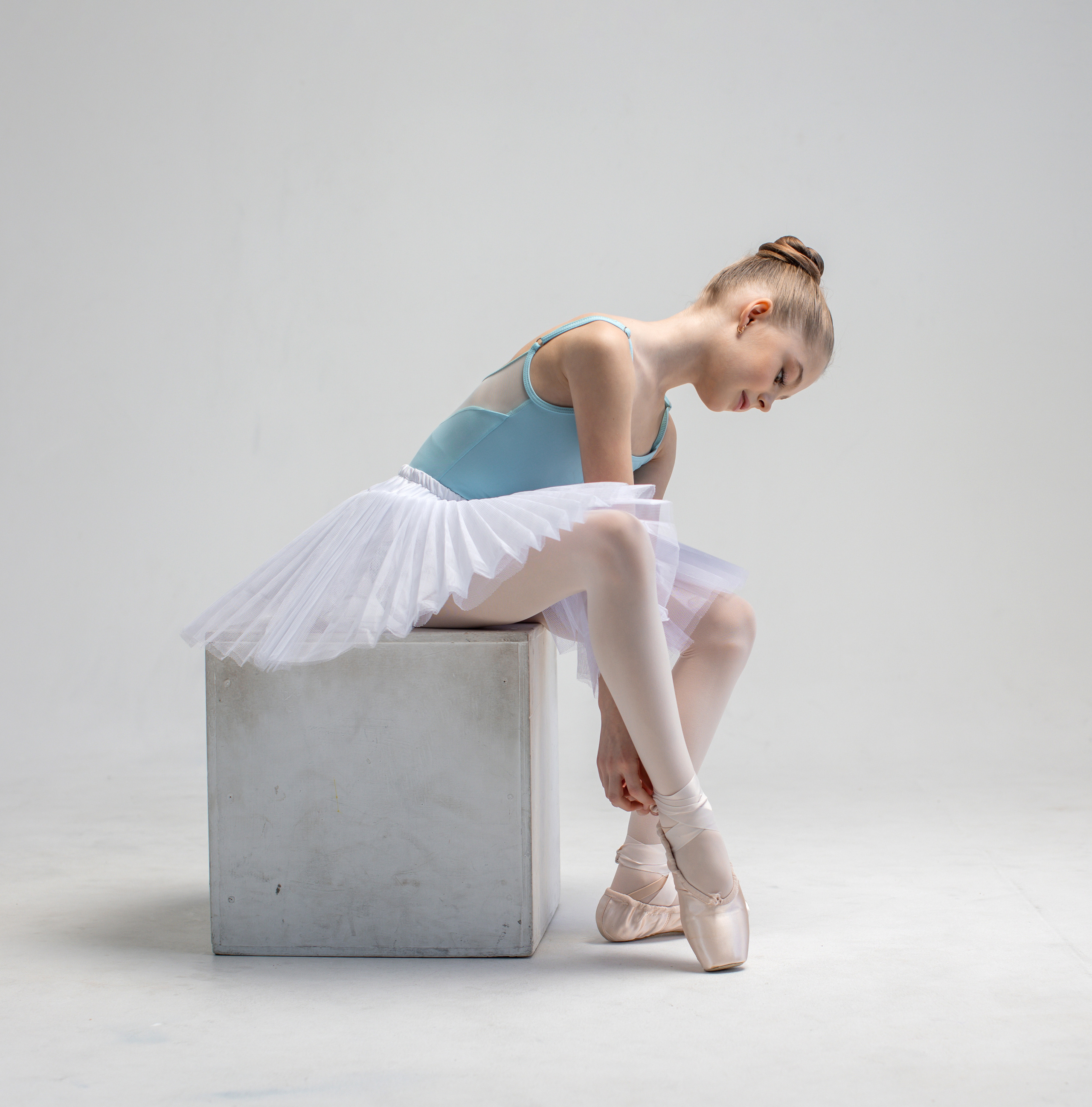 Балетная съёмка на белой циклораме и фонах. Балетный фотограф Алина Ханько — Душа Балета