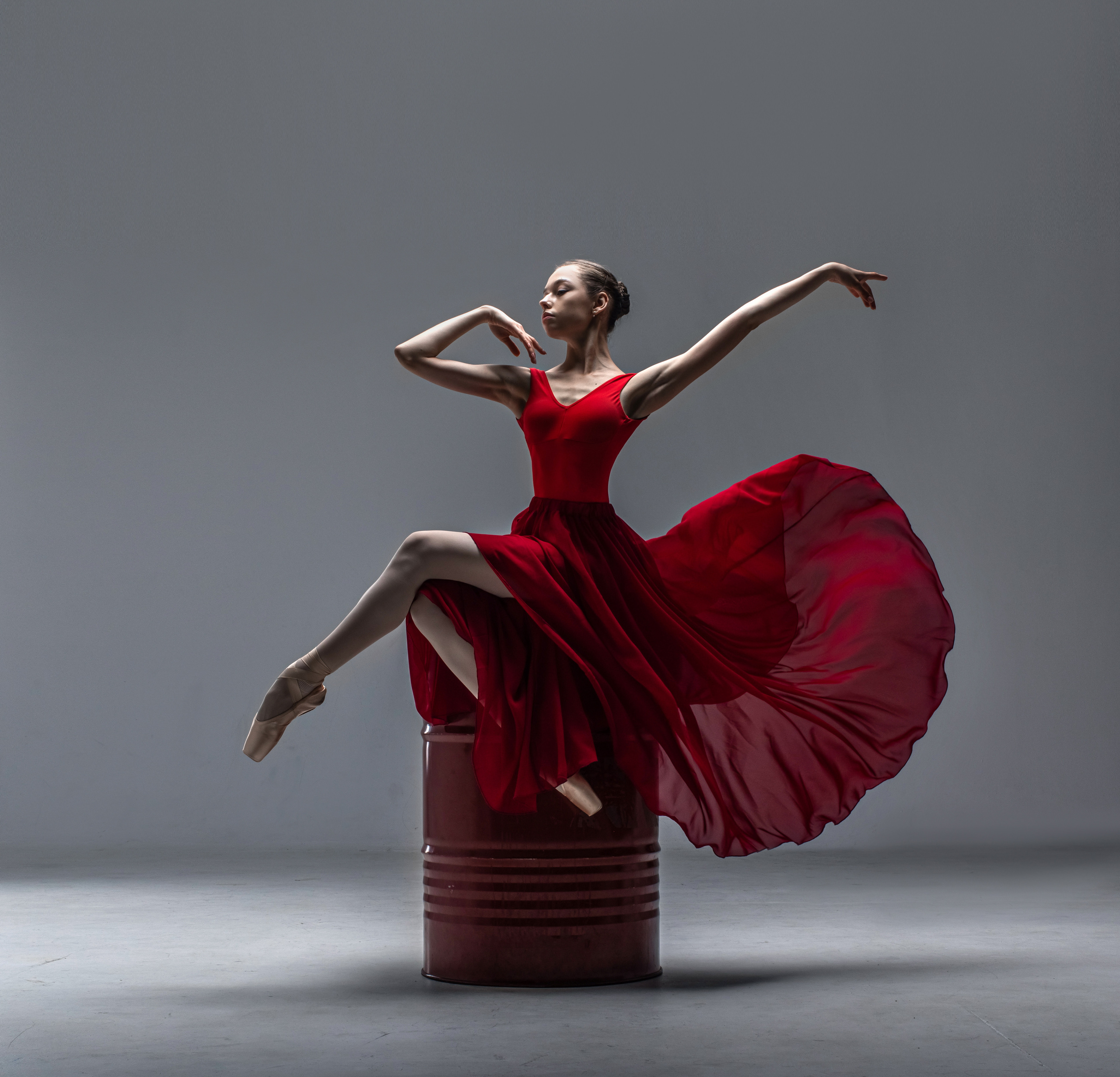 Балетная съёмка на белой циклораме и фонах. Балетный фотограф Алина Ханько — Душа Балета