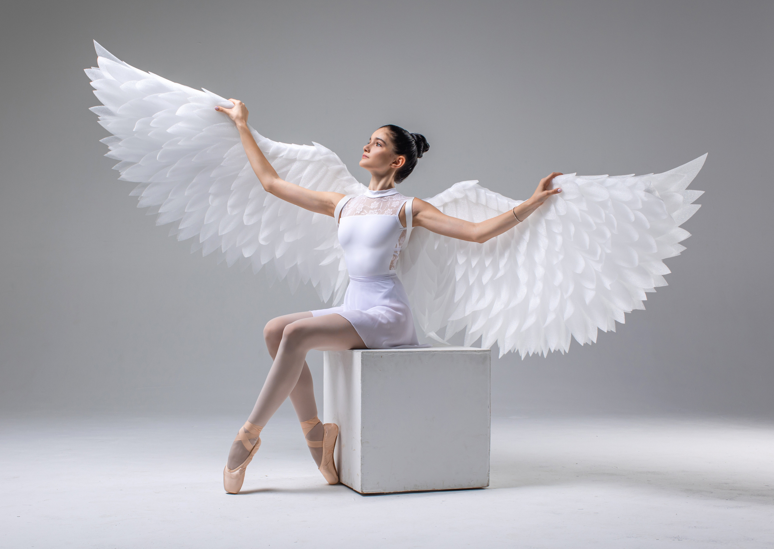 Балетная съёмка на белой циклораме и фонах. Балетный фотограф Алина Ханько — Душа Балета