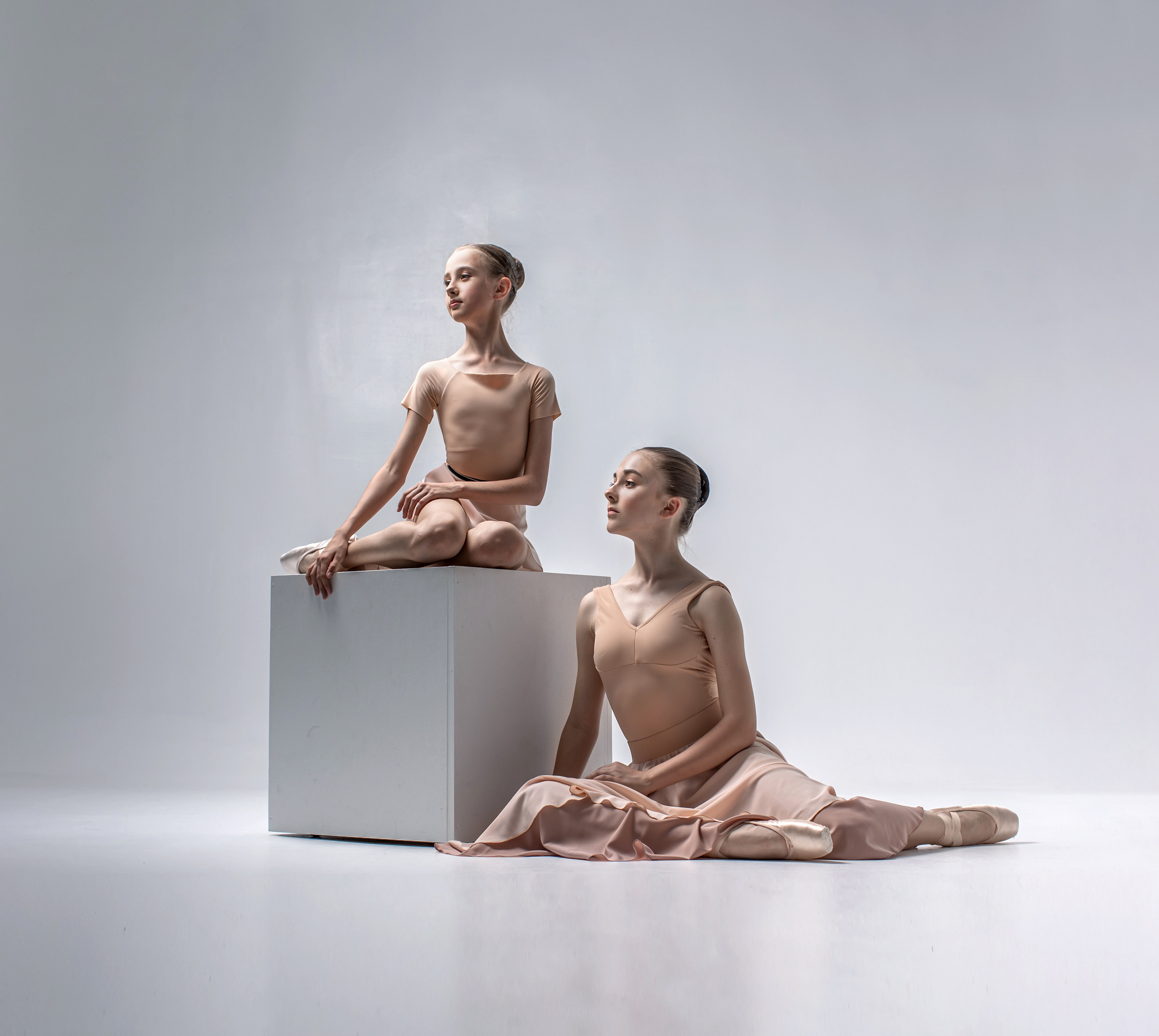 Балетная съёмка на белой циклораме и фонах. Балетный фотограф Алина Ханько — Душа Балета