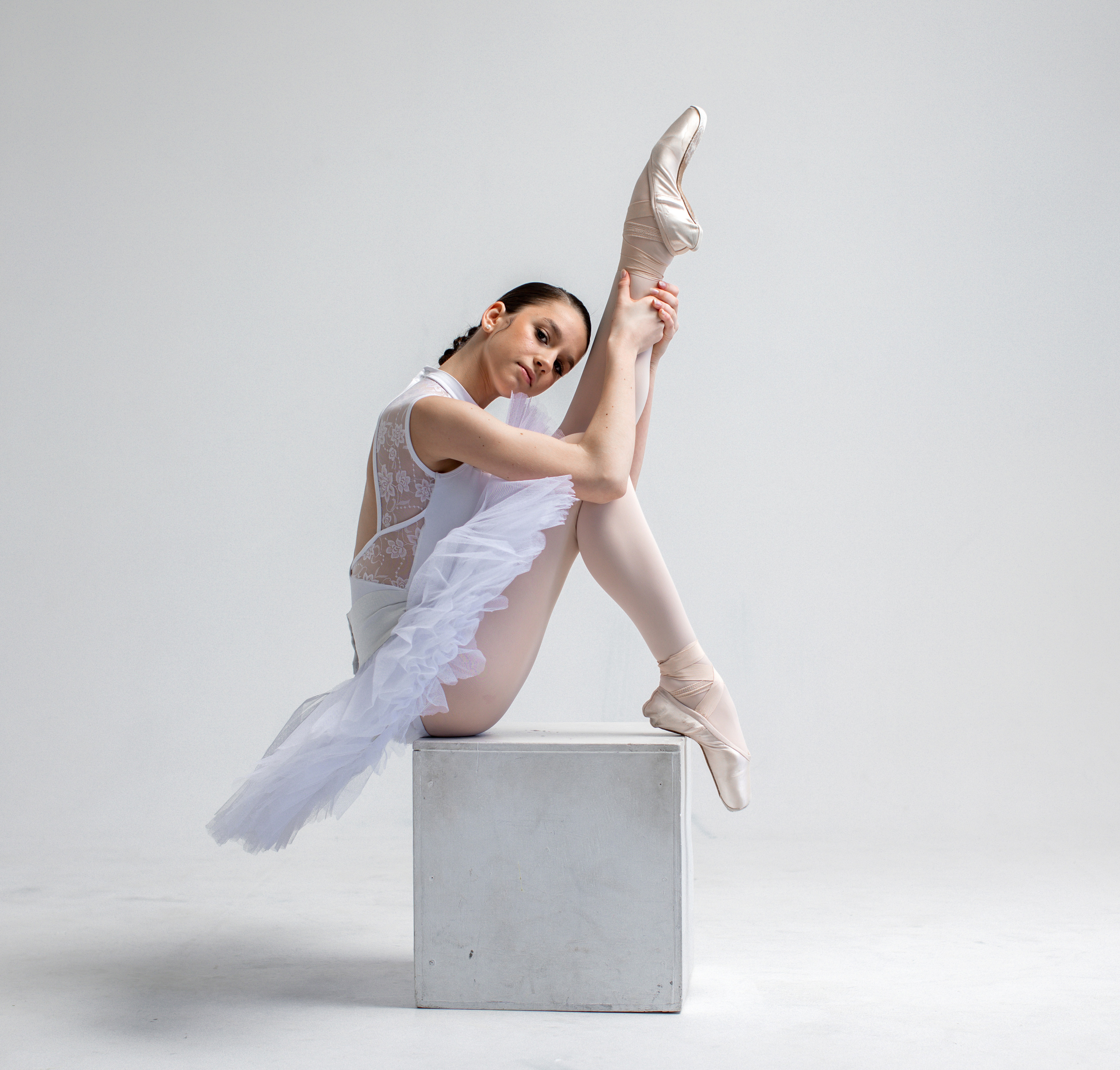Балетная съёмка на белой циклораме и фонах. Балетный фотограф Алина Ханько — Душа Балета