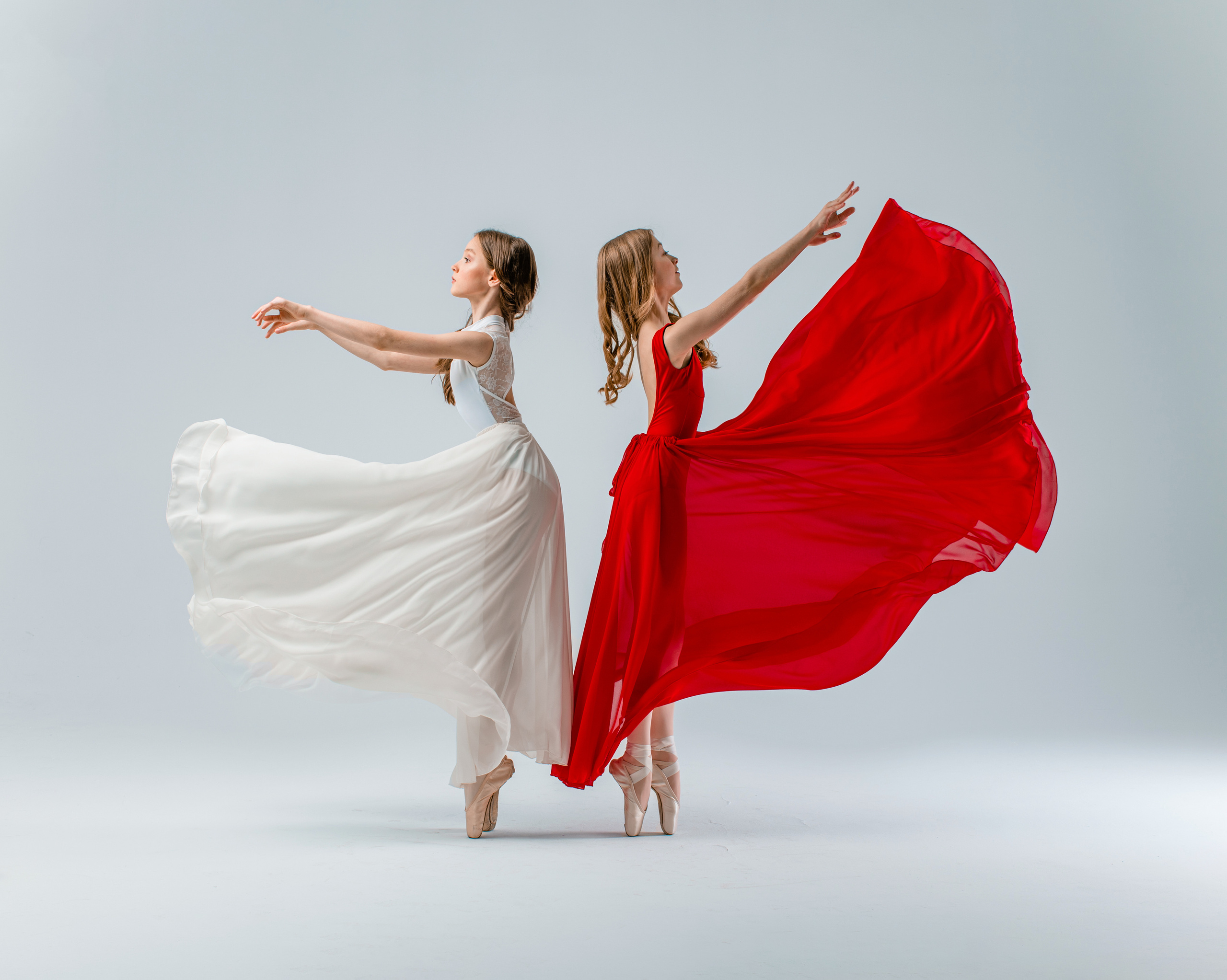 Балетная съёмка на белой циклораме и фонах. Балетный фотограф Алина Ханько — Душа Балета