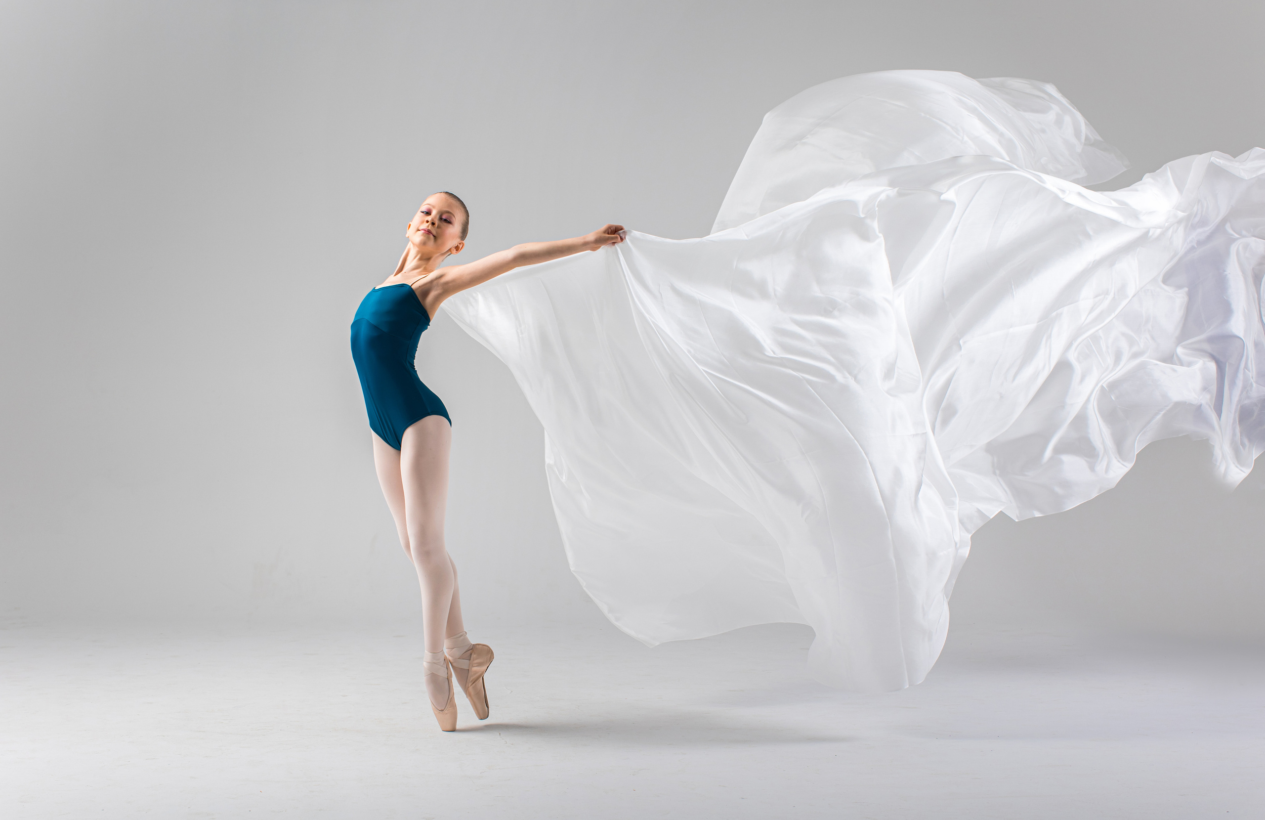 Балетная съёмка на белой циклораме и фонах. Балетный фотограф Алина Ханько — Душа Балета