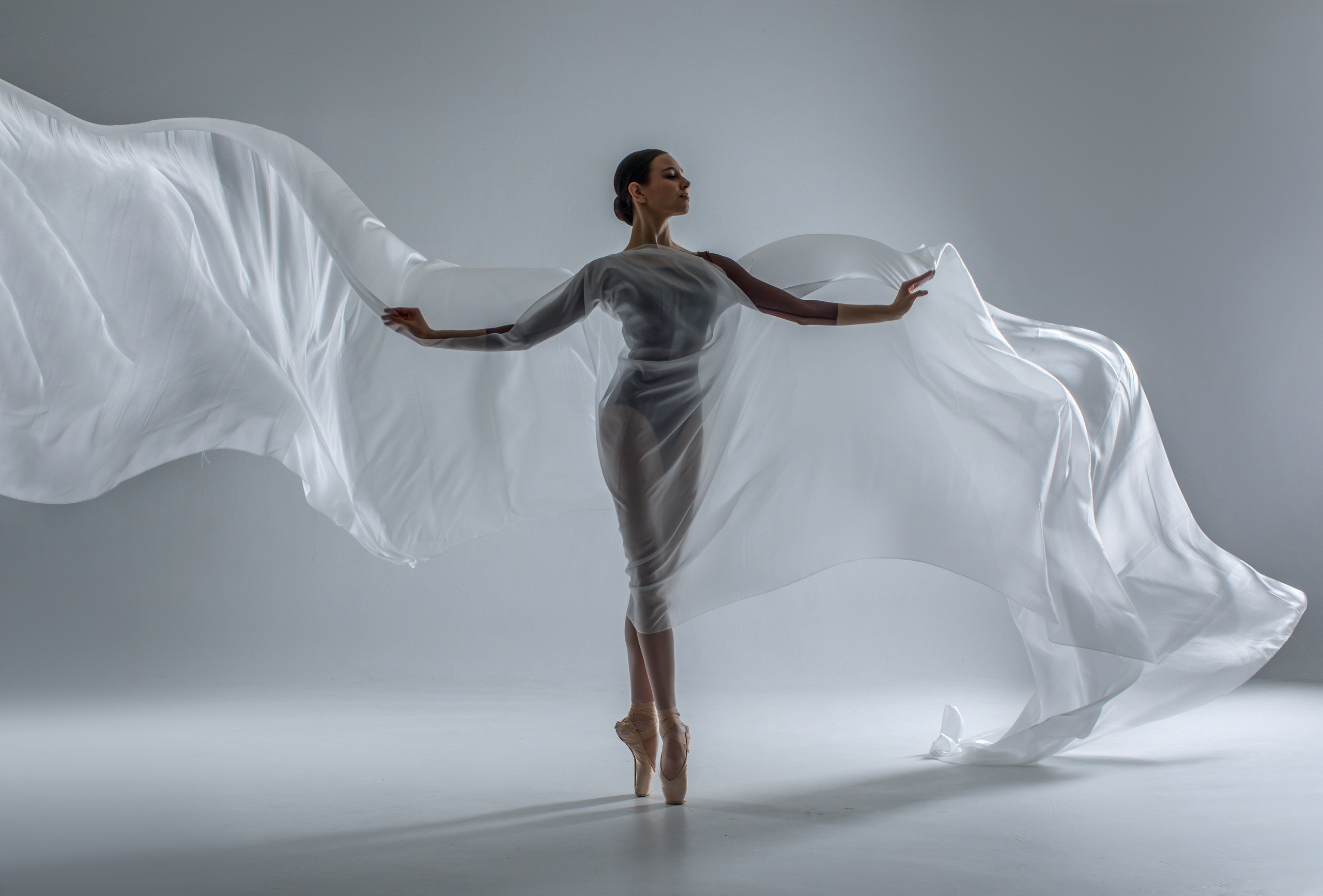 Балетная съёмка на белой циклораме и фонах. Балетный фотограф Алина Ханько — Душа Балета