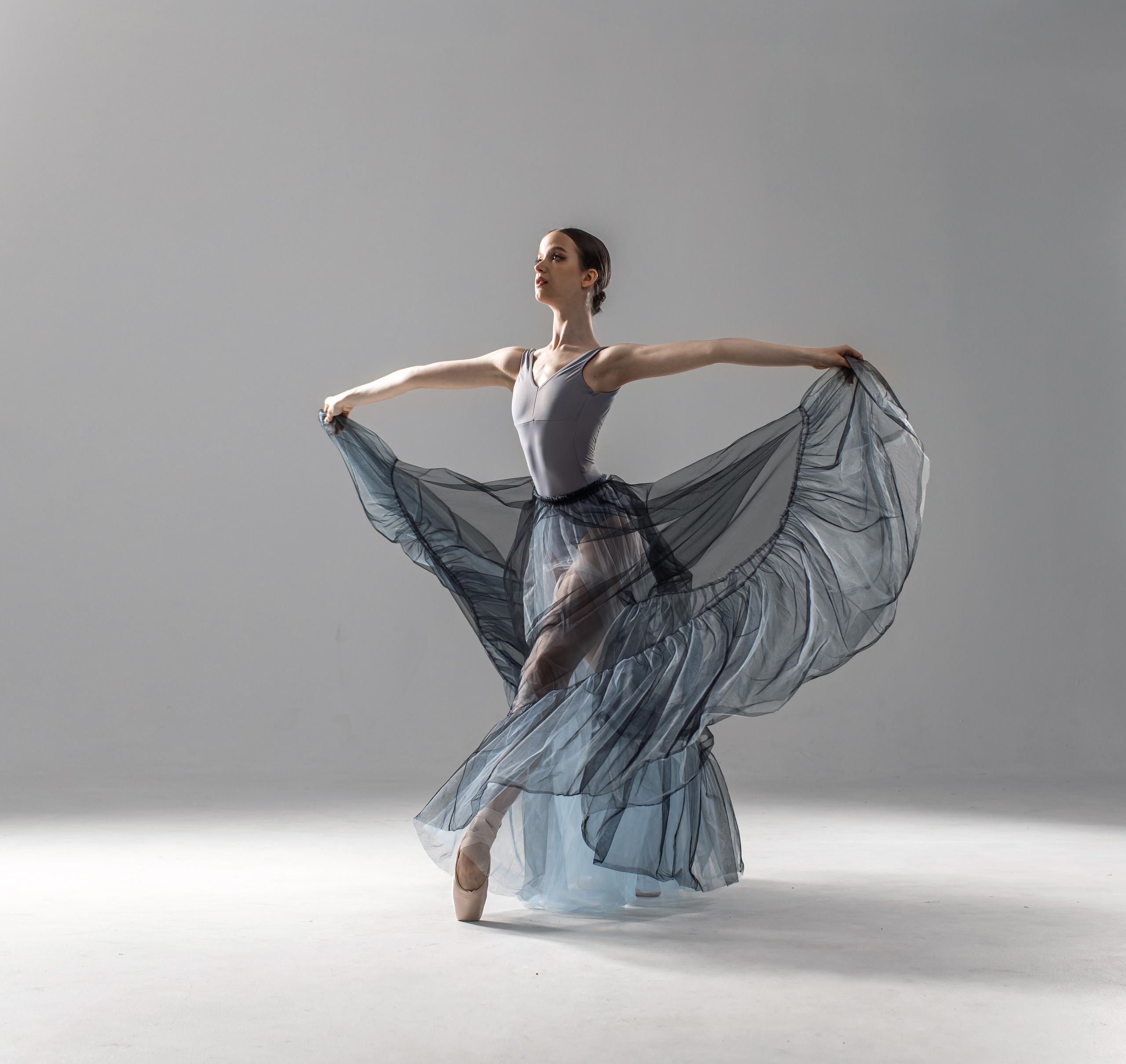 Балетная съёмка на белой циклораме и фонах. Балетный фотограф Алина Ханько — Душа Балета