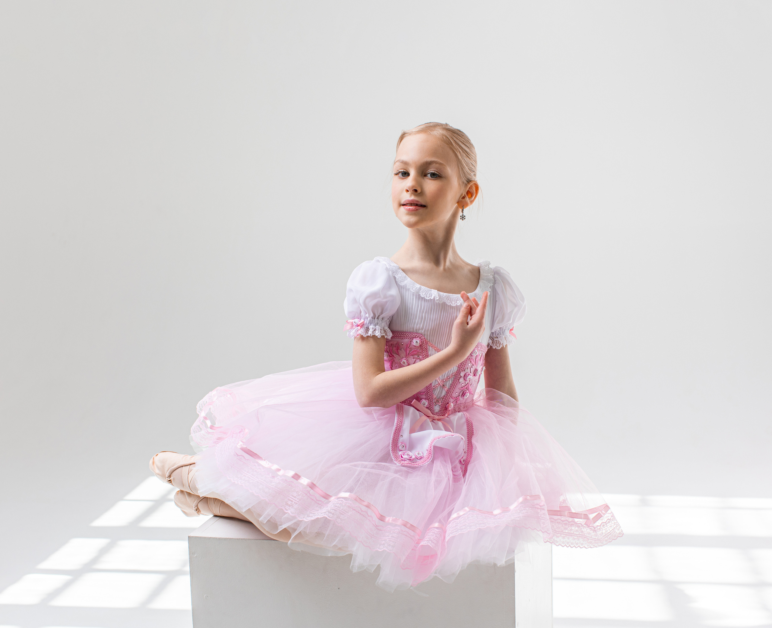 Балетная съёмка на белой циклораме и фонах. Балетный фотограф Алина Ханько — Душа Балета