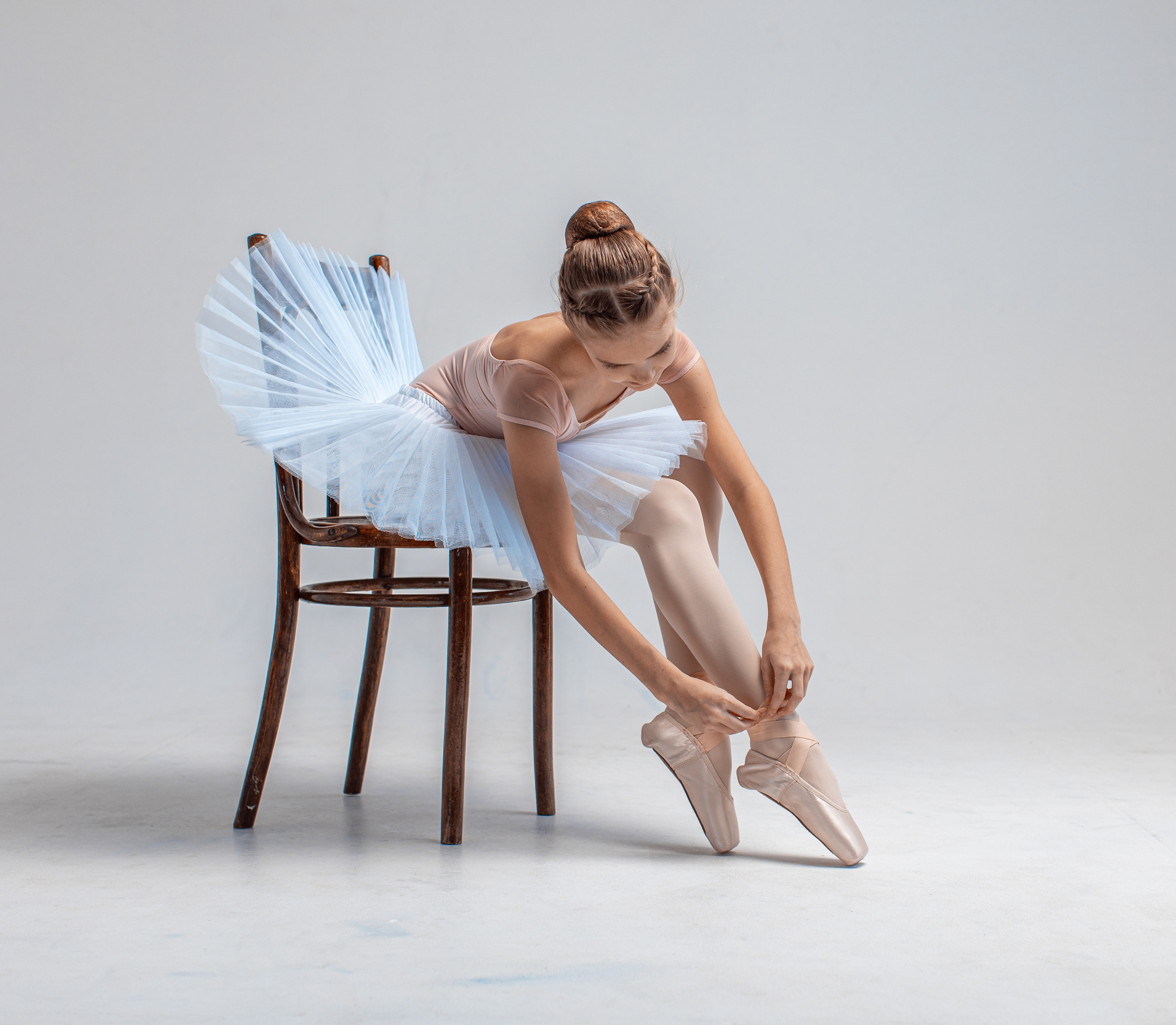Балетная съёмка на белой циклораме и фонах. Балетный фотограф Алина Ханько — Душа Балета
