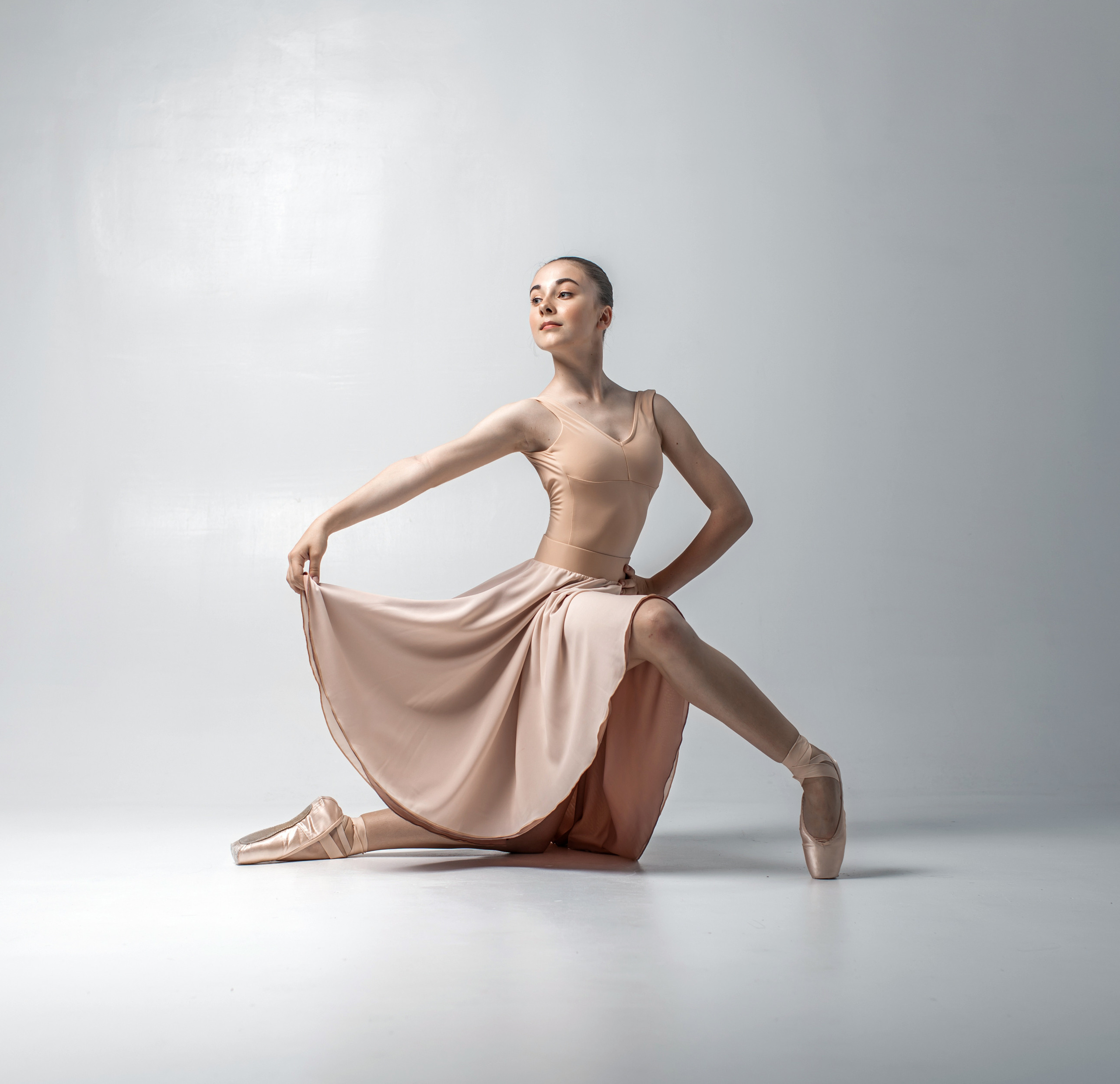 Балетная съёмка на белой циклораме и фонах. Балетный фотограф Алина Ханько — Душа Балета