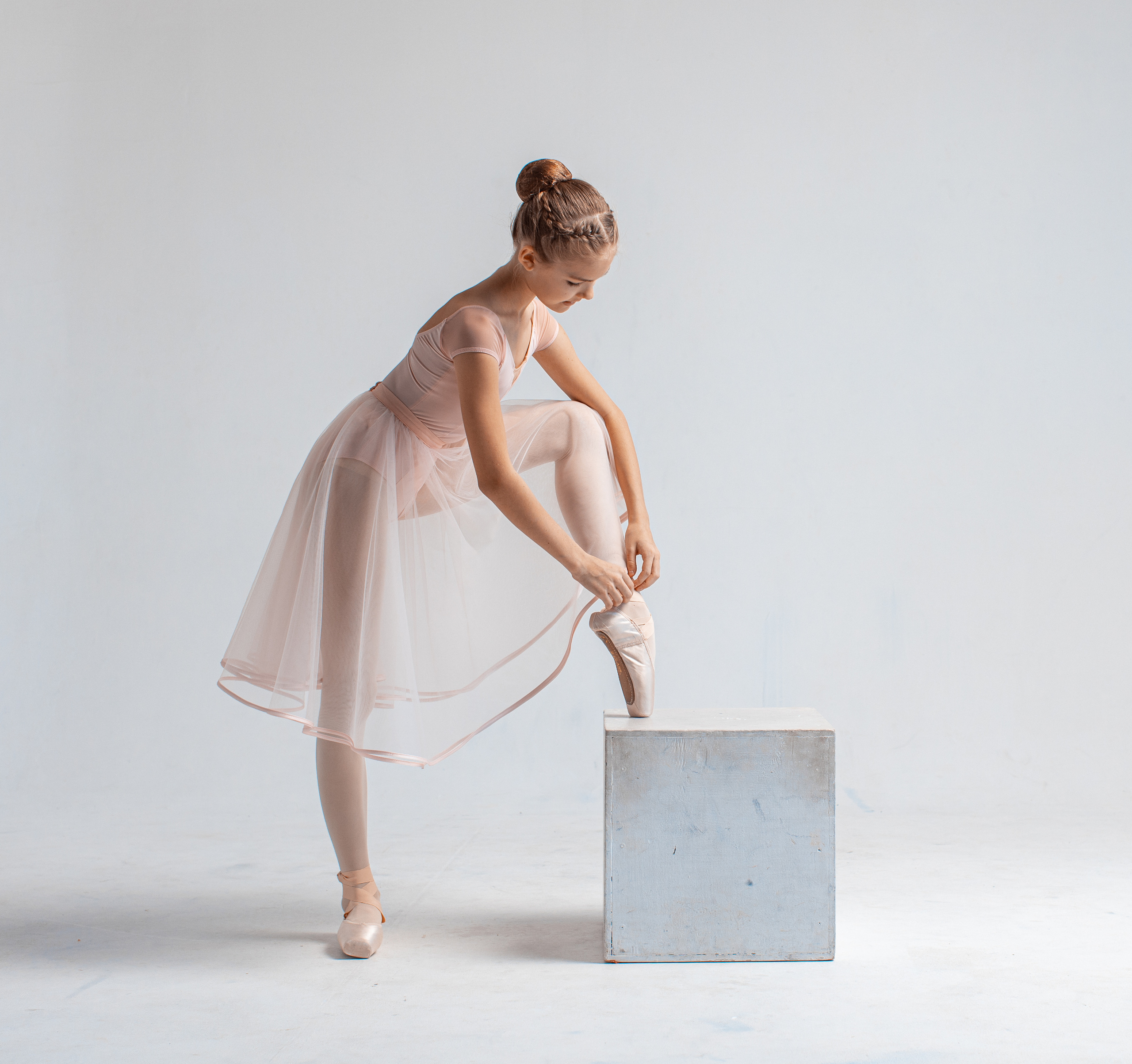 Балетная съёмка на белой циклораме и фонах. Балетный фотограф Алина Ханько — Душа Балета