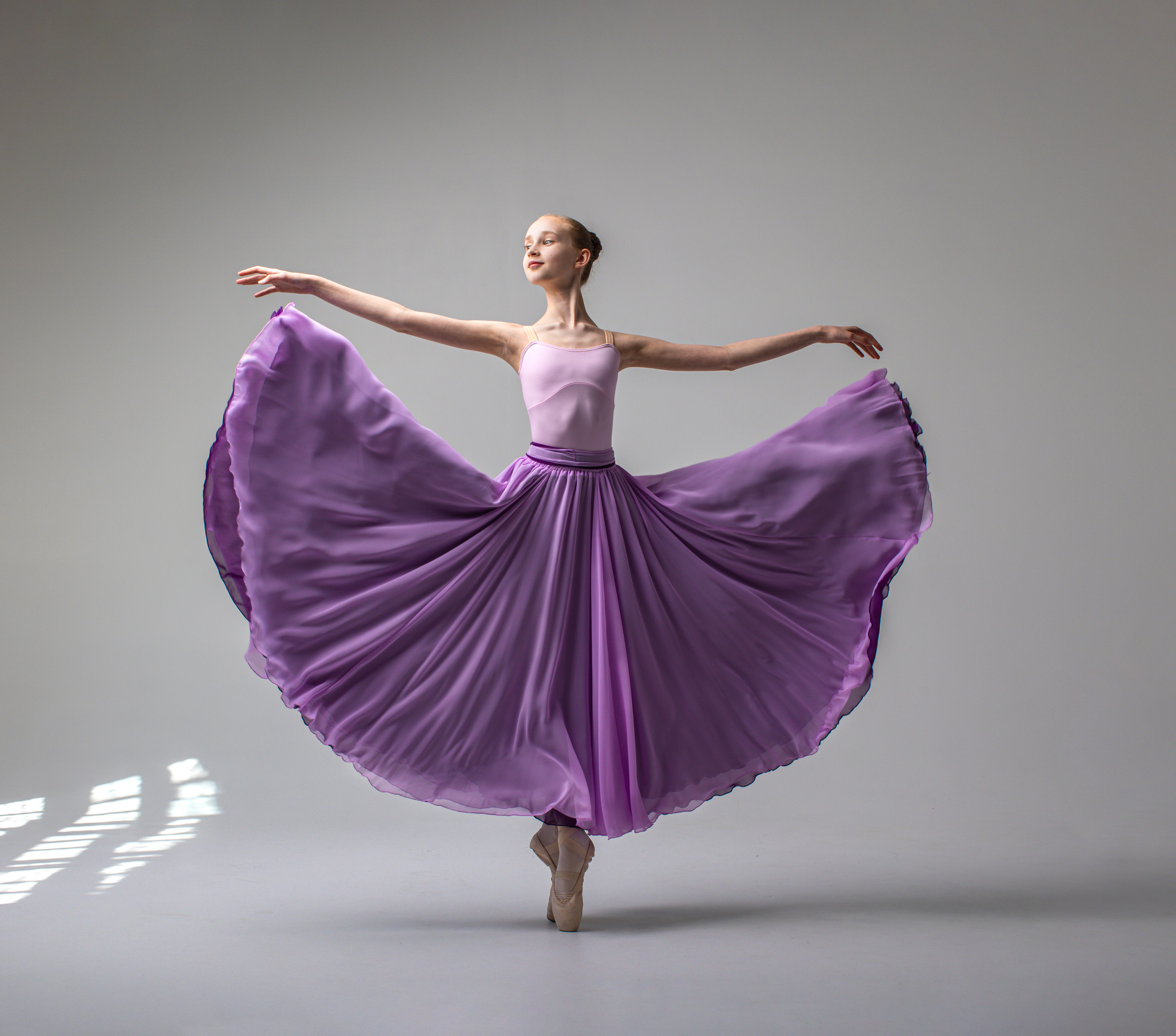 Фиолетовая воздушная длинная юбка напрокат. Балетный фотограф Алина Ханько — Душа Балета