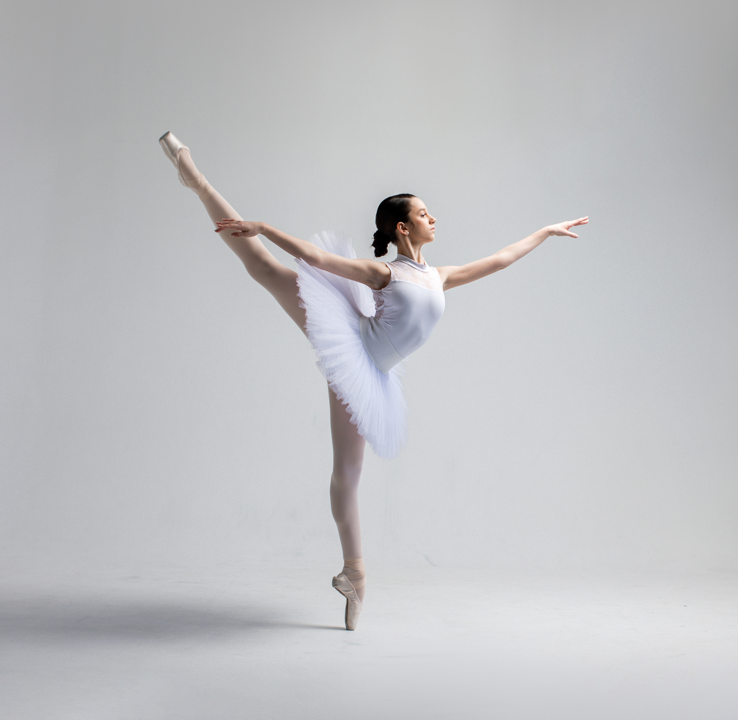 Балетная съёмка на белой циклораме и фонах. Балетный фотограф Алина Ханько — Душа Балета