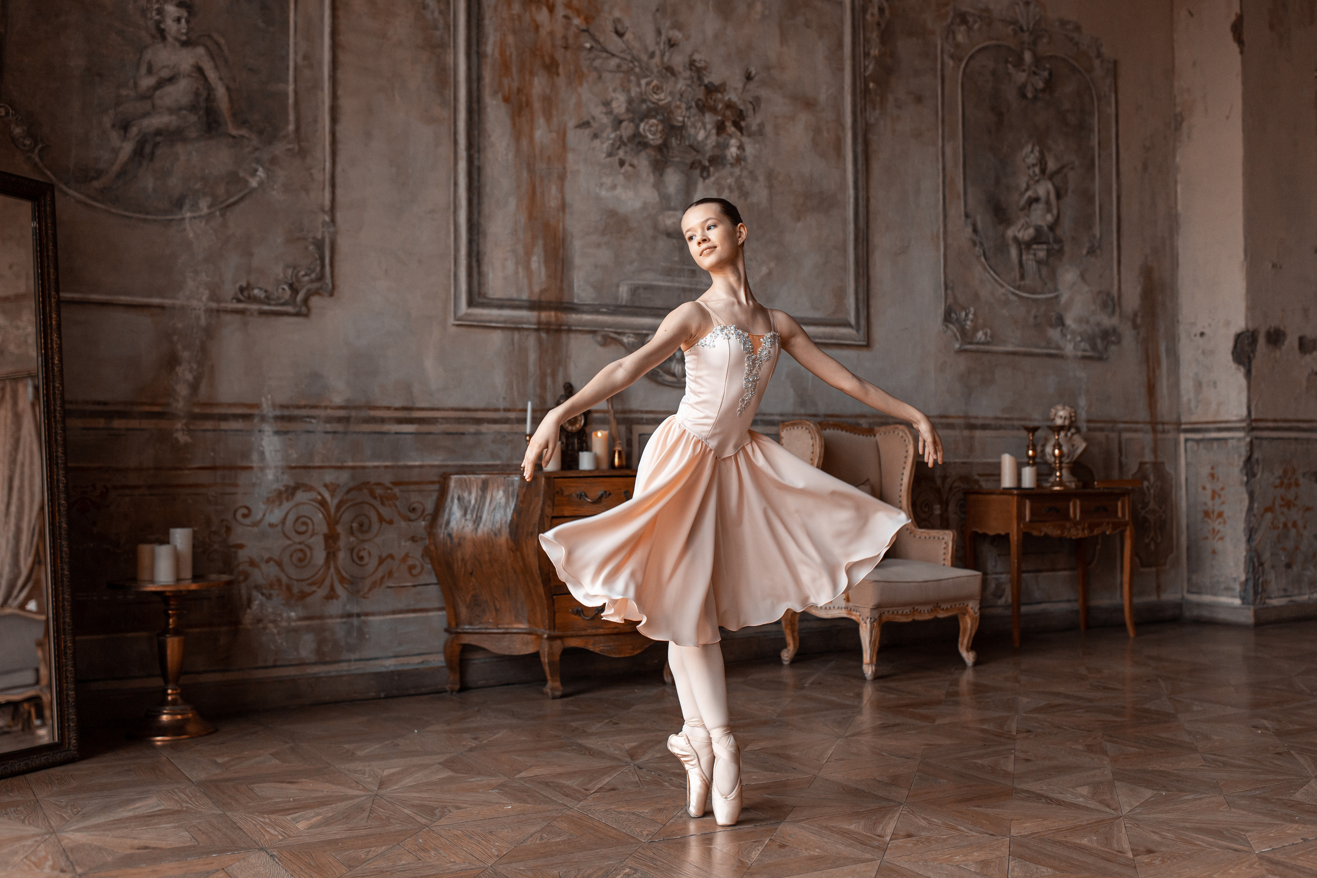 Балетная съёмка в интерьере. Балетный фотограф Алина Ханько — Душа Балета