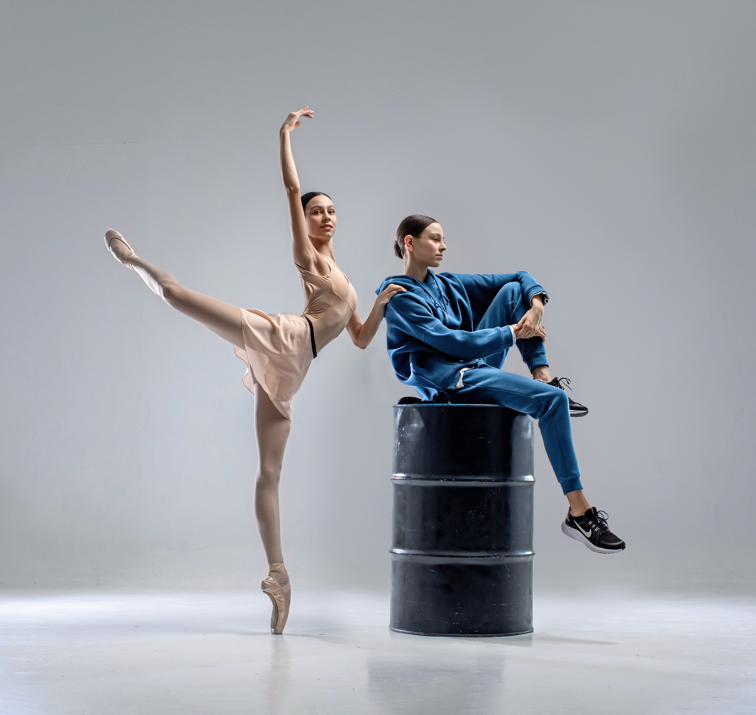 Балетная съёмка на белой циклораме и фонах. Балетный фотограф Алина Ханько — Душа Балета