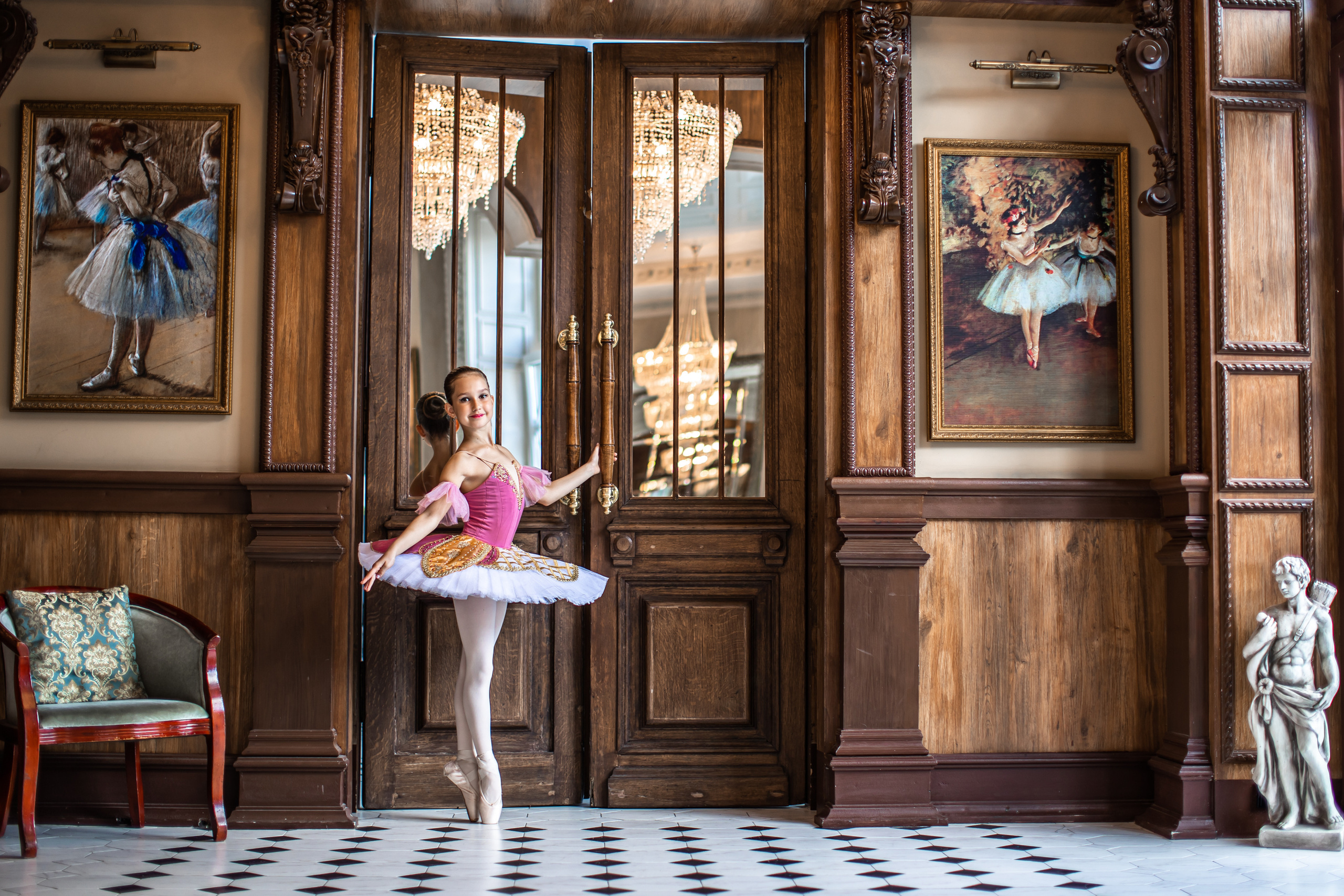 Балетная съёмка в интерьере. Балетный фотограф Алина Ханько — Душа Балета