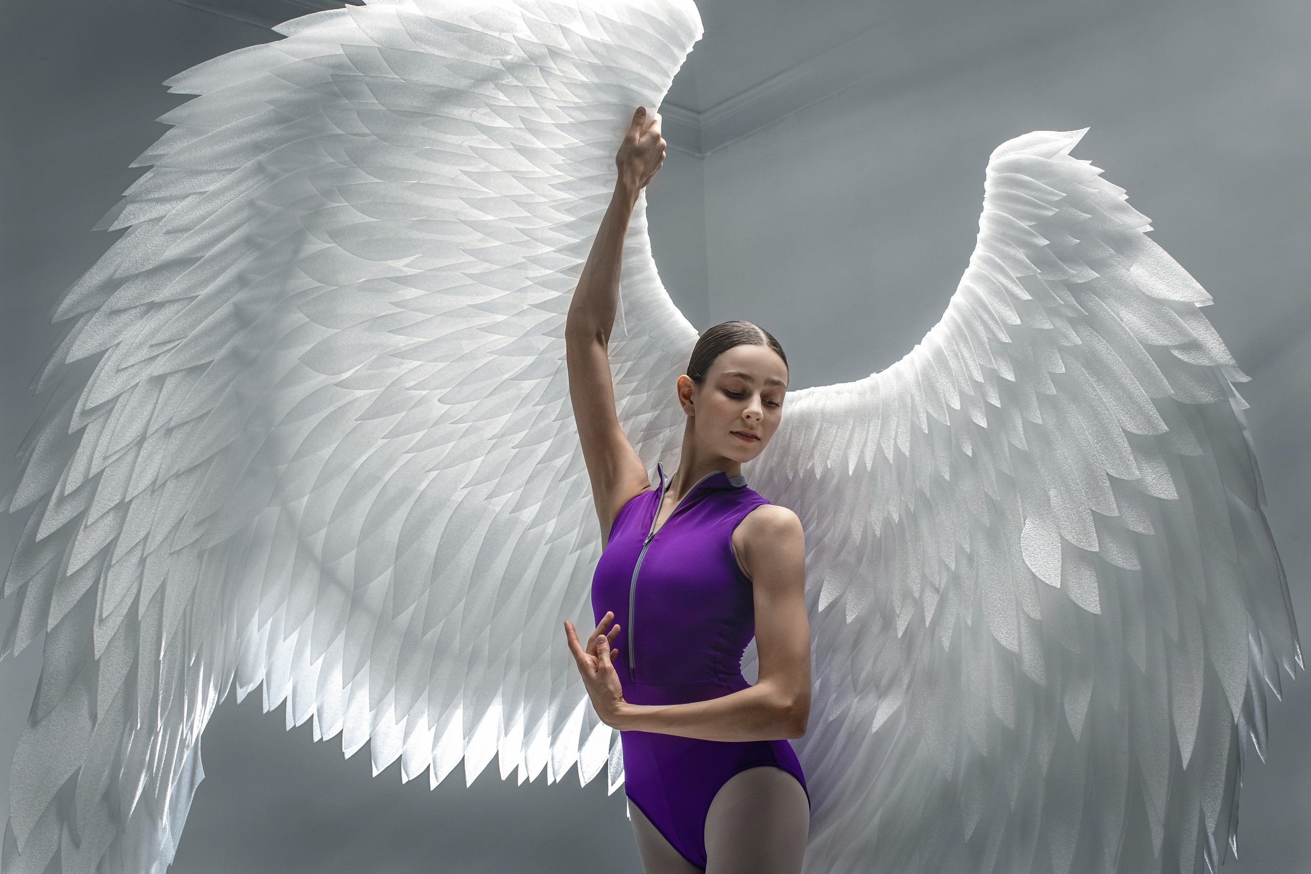 Балетная съёмка на белой циклораме и фонах. Балетный фотограф Алина Ханько — Душа Балета