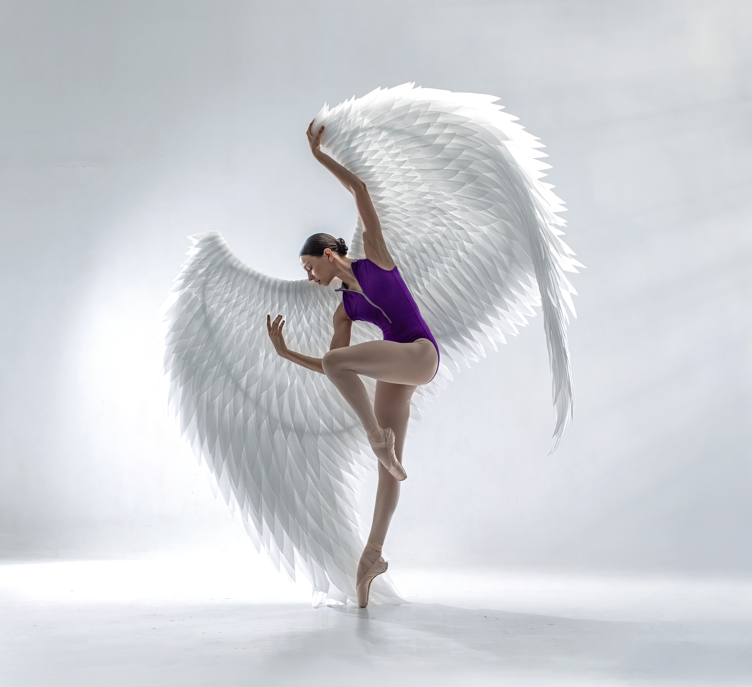 Балетная съёмка на белой циклораме и фонах. Балетный фотограф Алина Ханько — Душа Балета