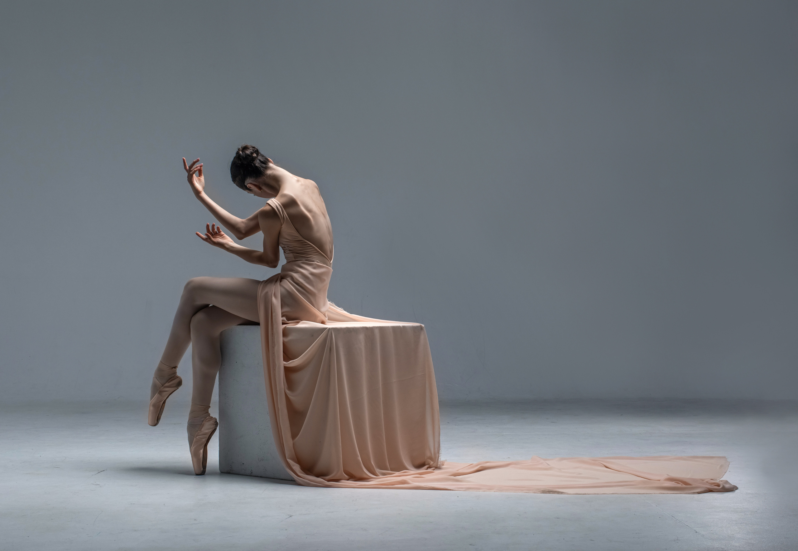 Балетная съёмка на белой циклораме и фонах. Балетный фотограф Алина Ханько — Душа Балета