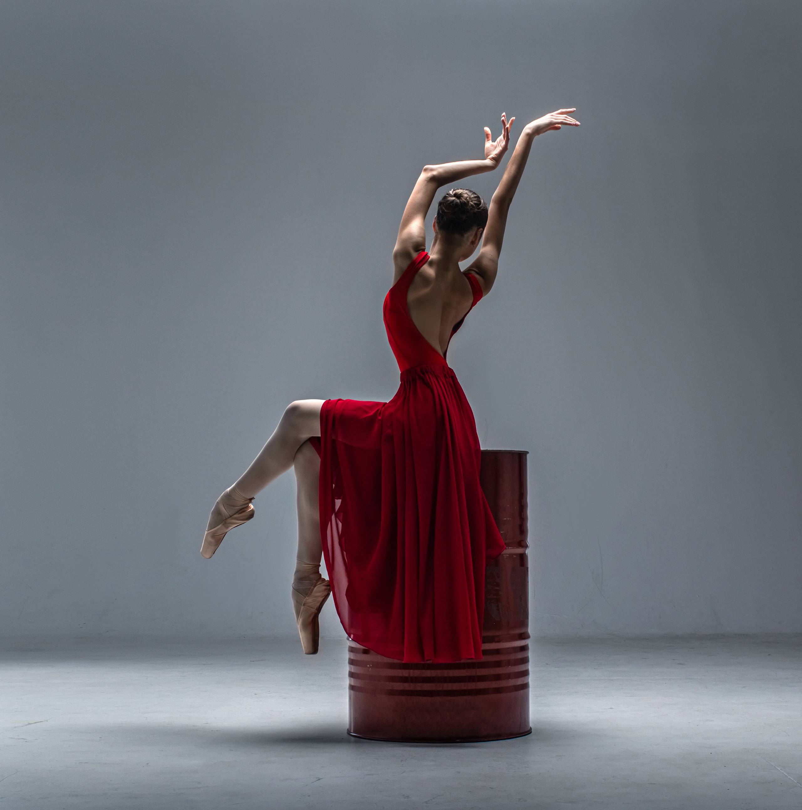 Балетная съёмка на белой циклораме и фонах. Балетный фотограф Алина Ханько — Душа Балета