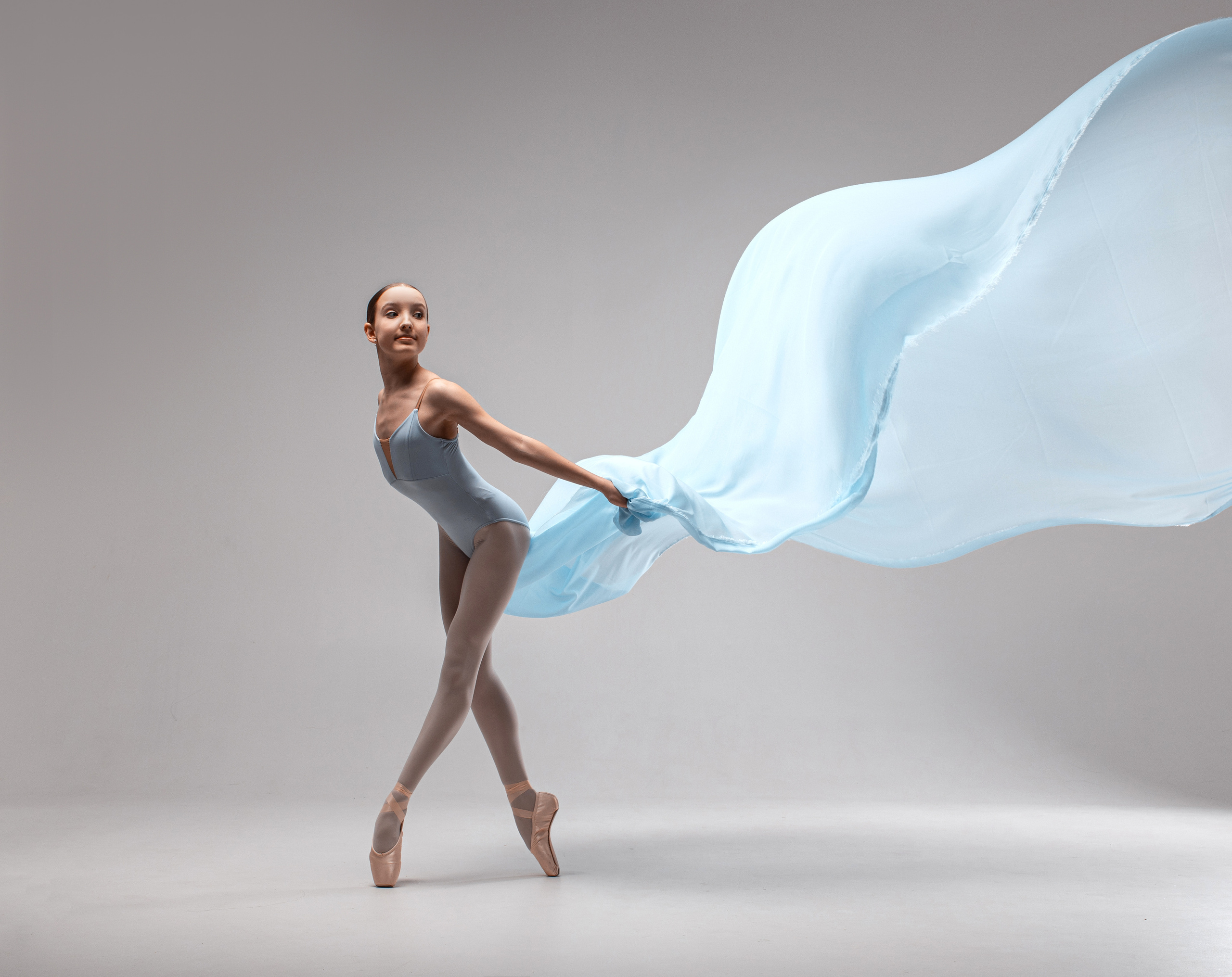 Балетная съёмка на белой циклораме и фонах. Балетный фотограф Алина Ханько — Душа Балета
