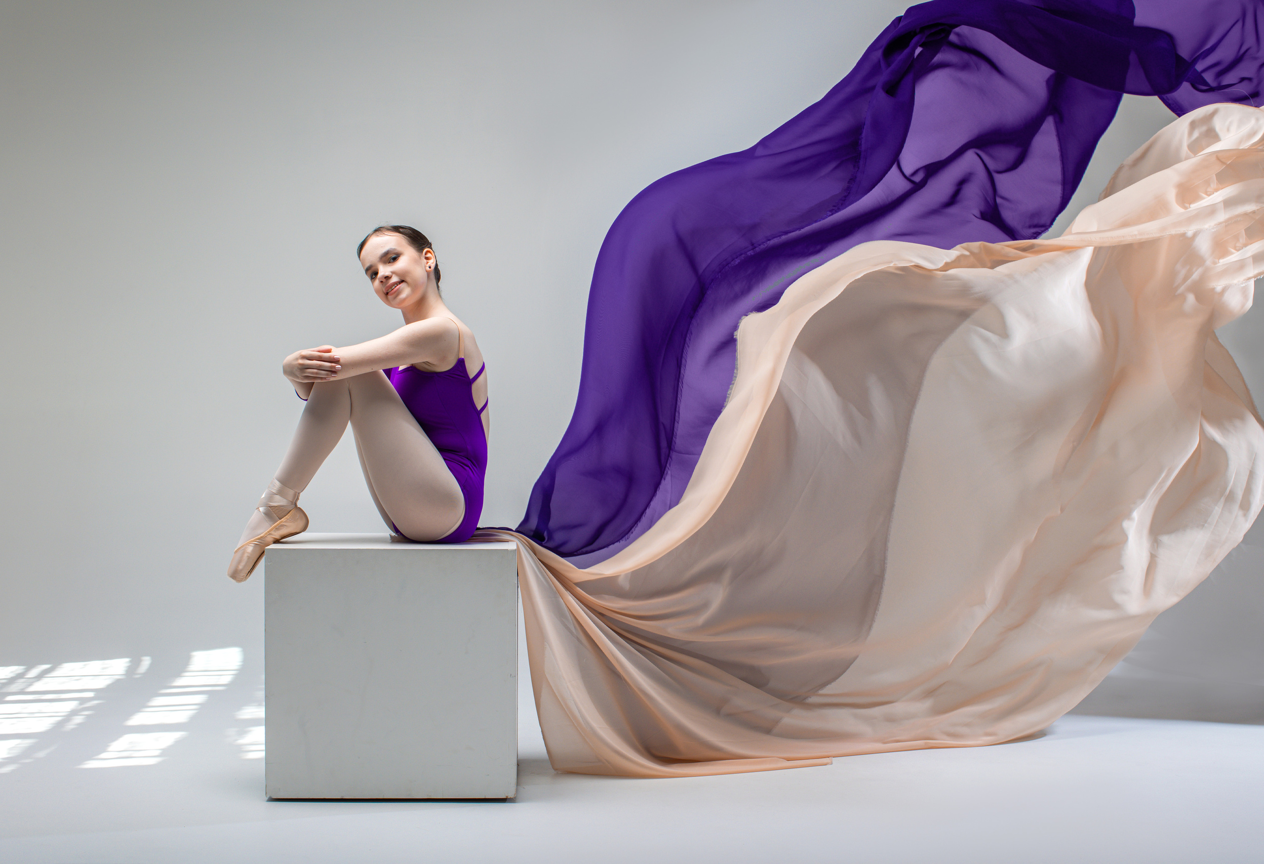 Балетная съёмка на белой циклораме и фонах. Балетный фотограф Алина Ханько — Душа Балета