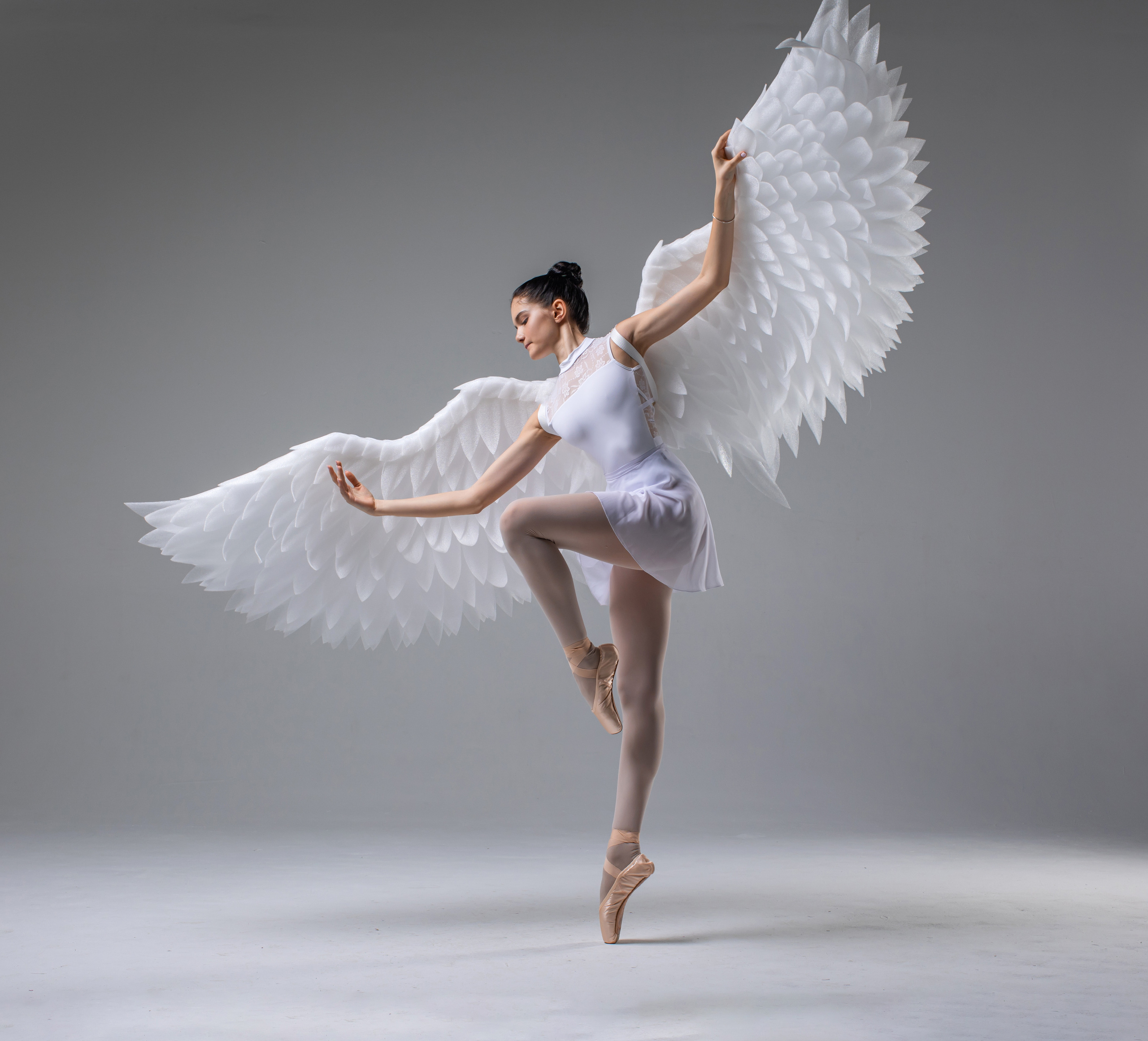 Балетная съёмка на белой циклораме и фонах. Балетный фотограф Алина Ханько — Душа Балета