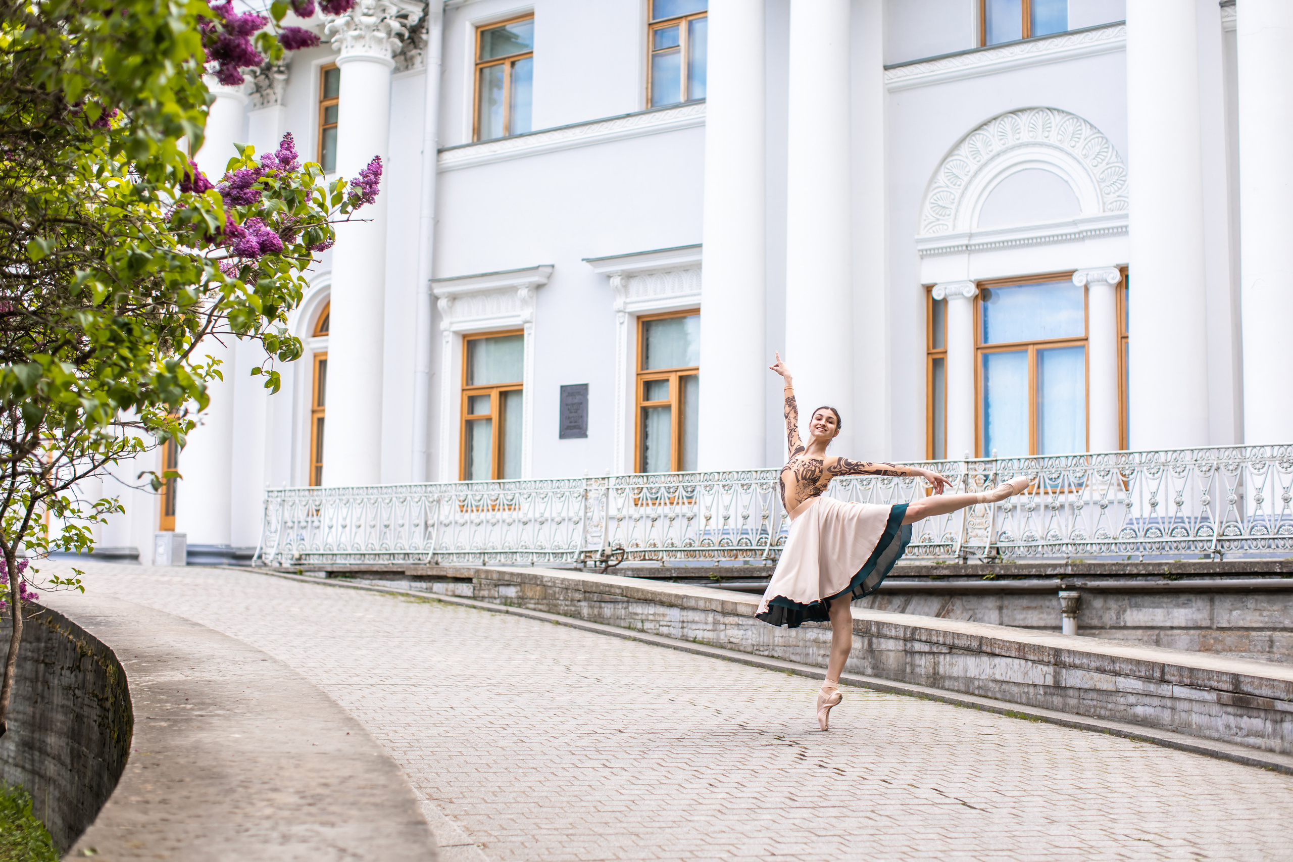 Балетная съёмка на улице. Балетный фотограф Алина Ханько — Душа Балета