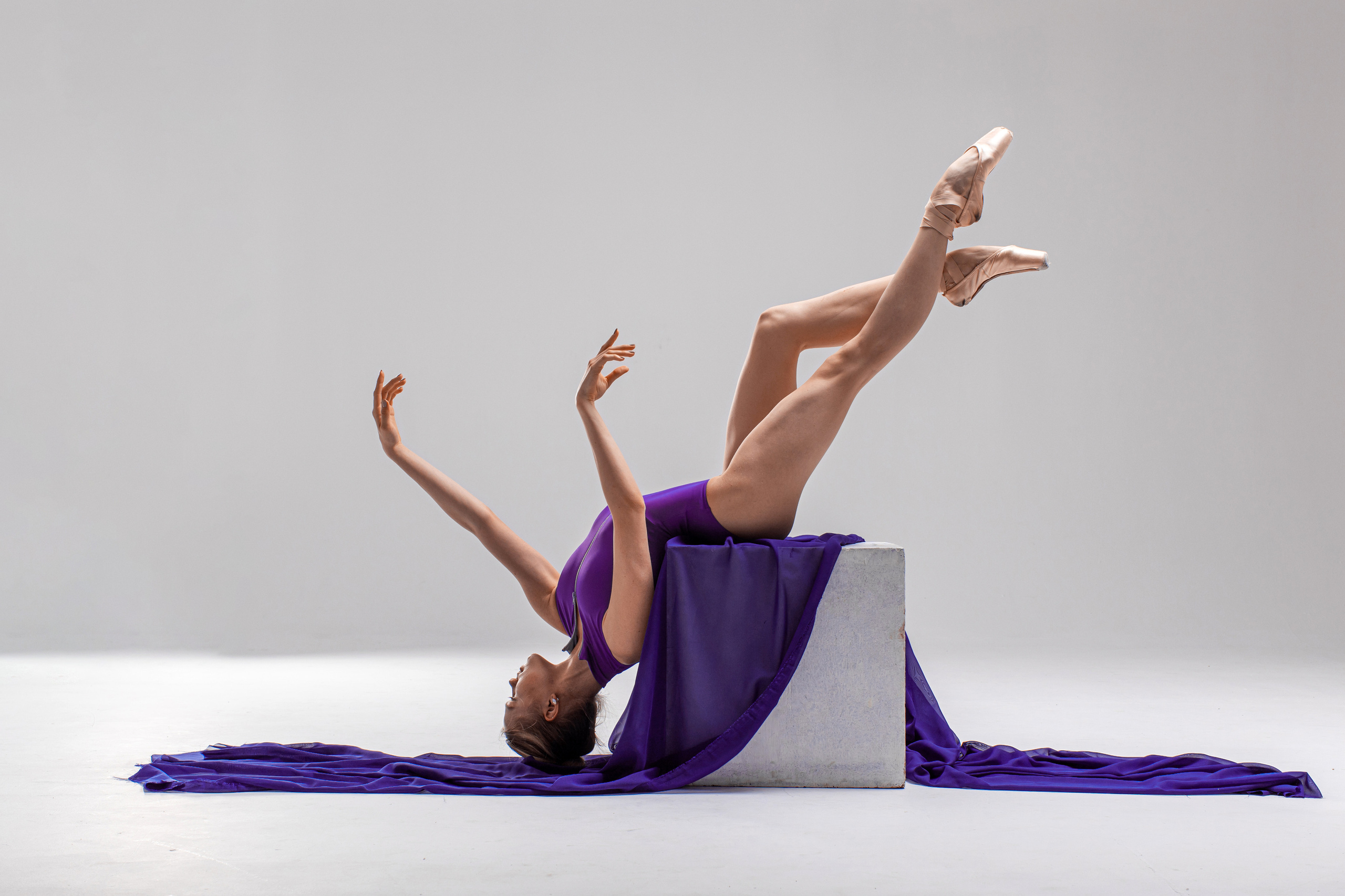 Балетная съёмка на белой циклораме и фонах. Балетный фотограф Алина Ханько — Душа Балета