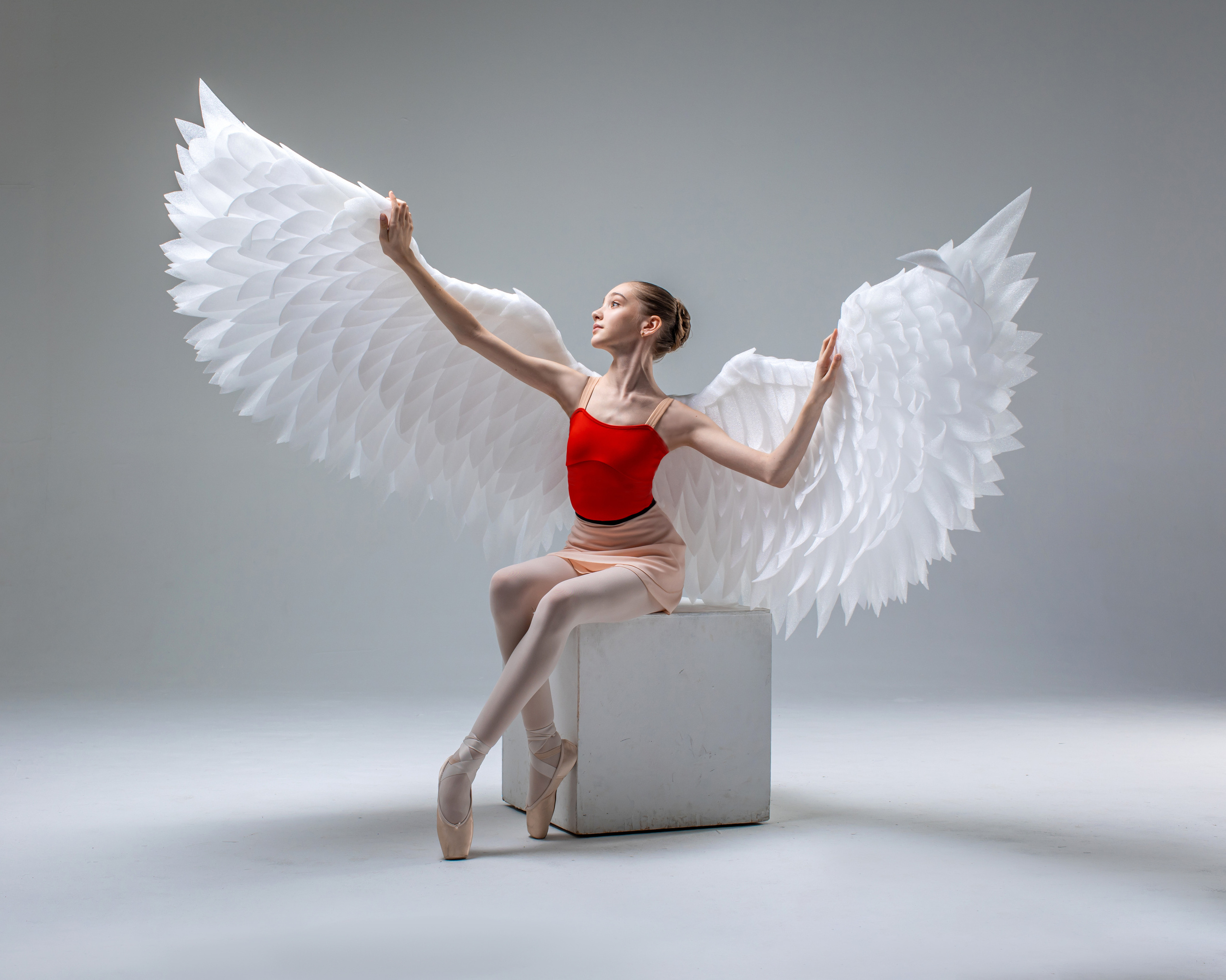 Балетная съёмка на белой циклораме и фонах. Балетный фотограф Алина Ханько — Душа Балета
