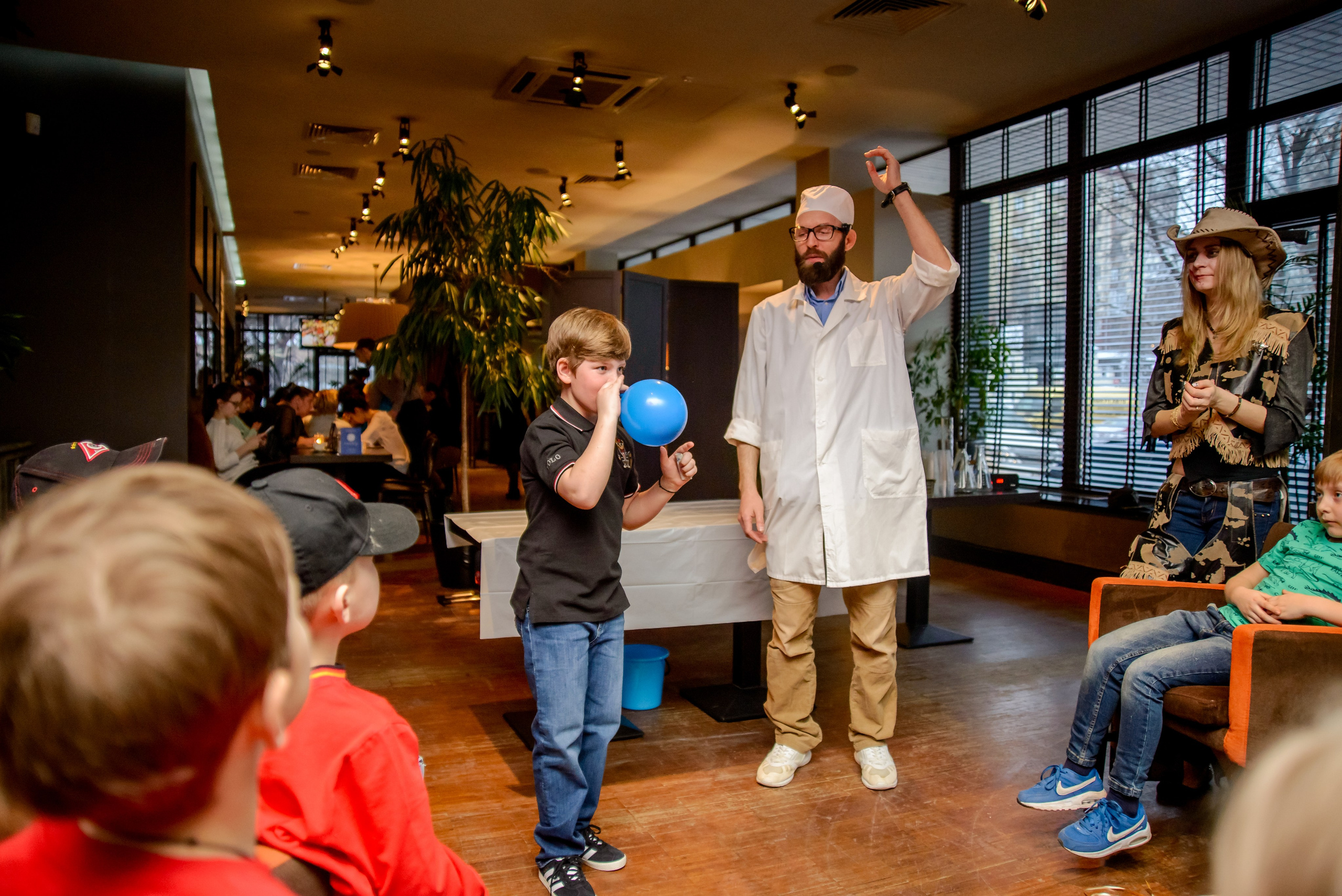 Детский день рождения в ресторане