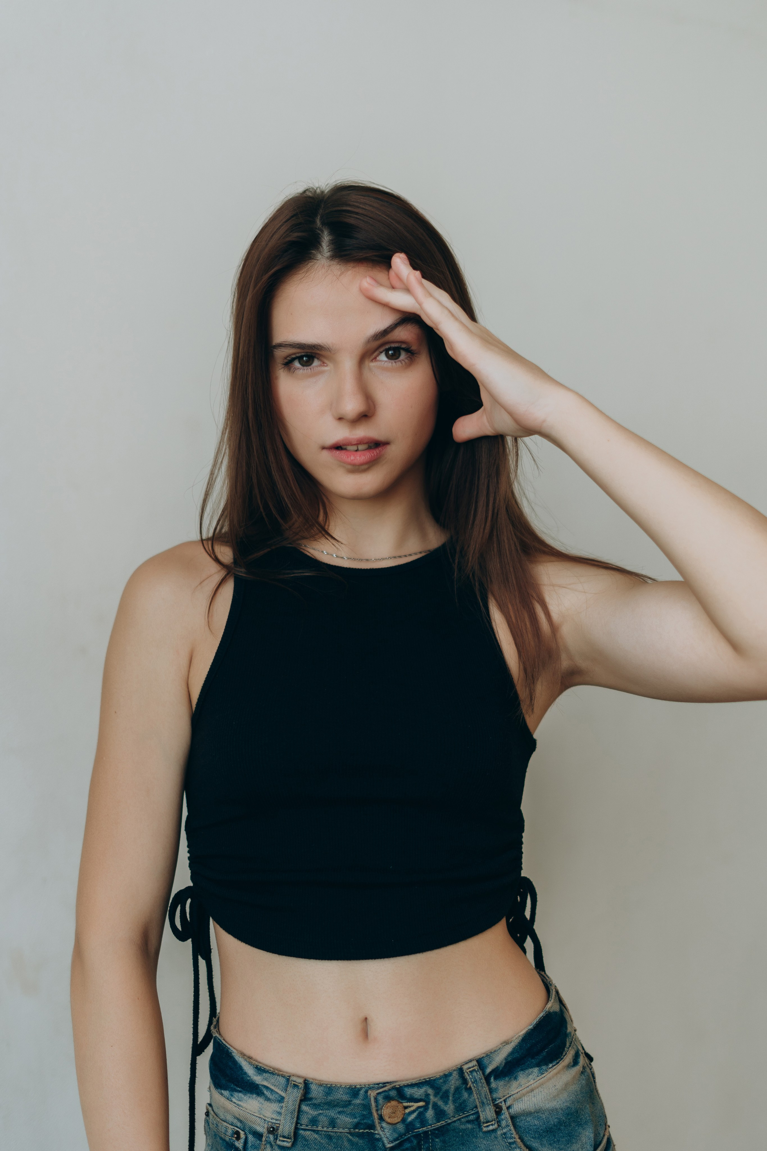 Настя. Модельные тесты. Фотограф Москва Виктория-Антуанетта