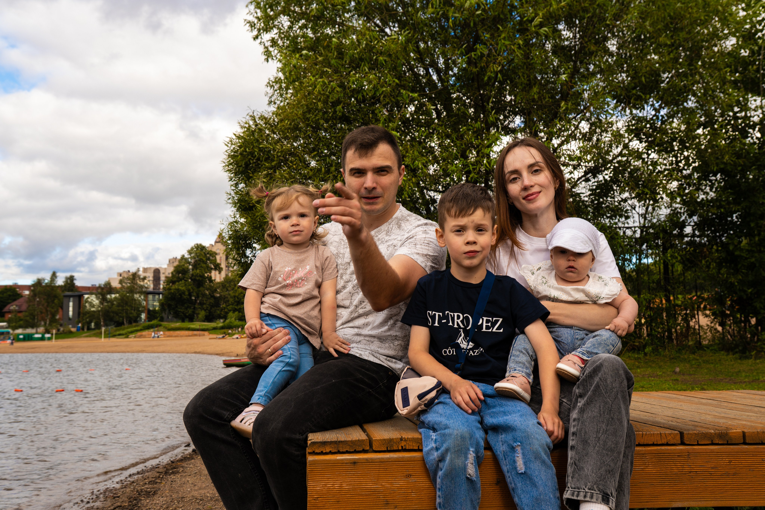 Семейная фотосессия на пляже. Услуги фотографа | Санкт-Петербург