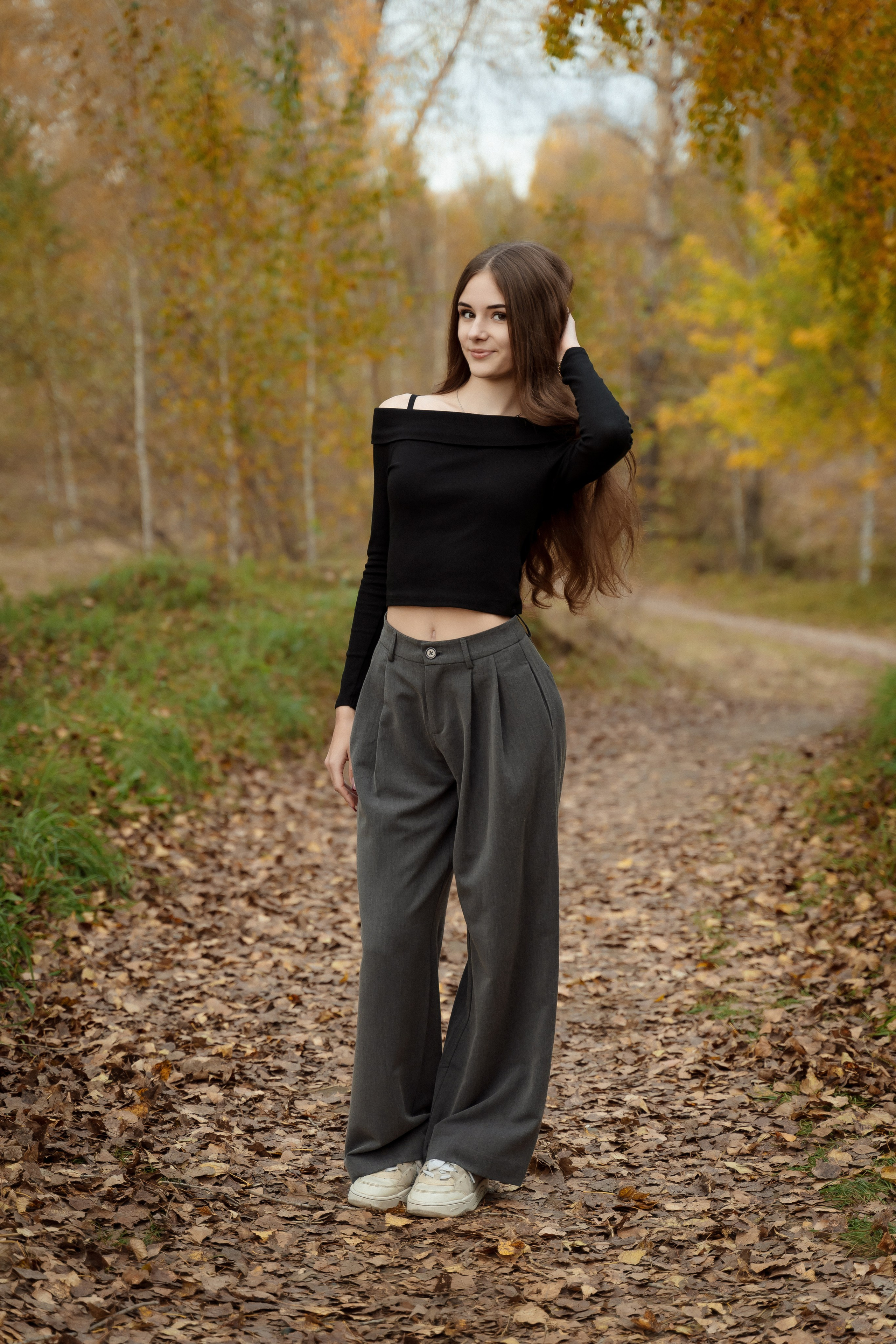 Фотосессия осенью в парке. 11 класс. Фотограф Ким Наталья в Красноярске