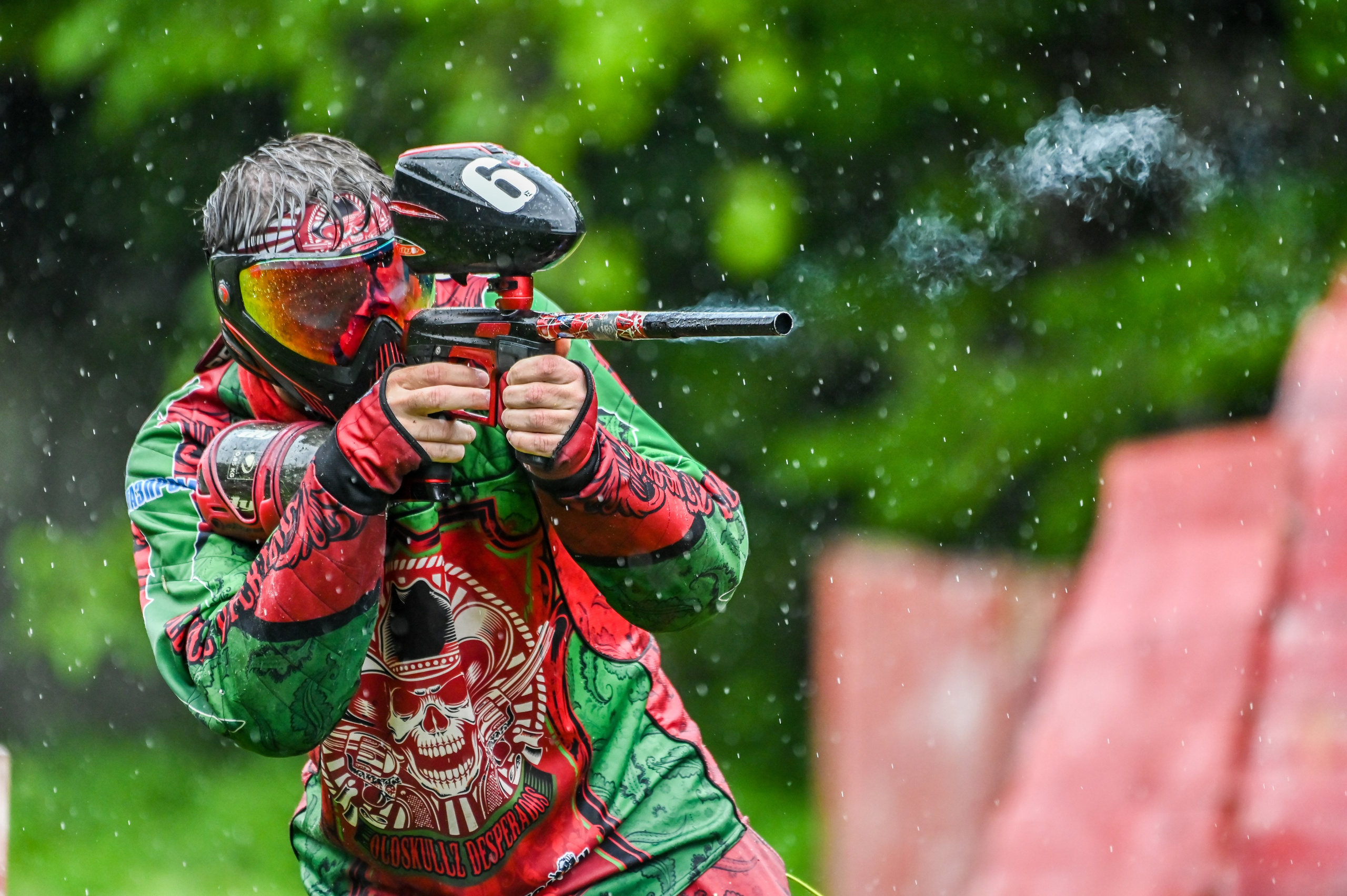 Пейнтбол в Дождь. Фоторепортажи Сахалина