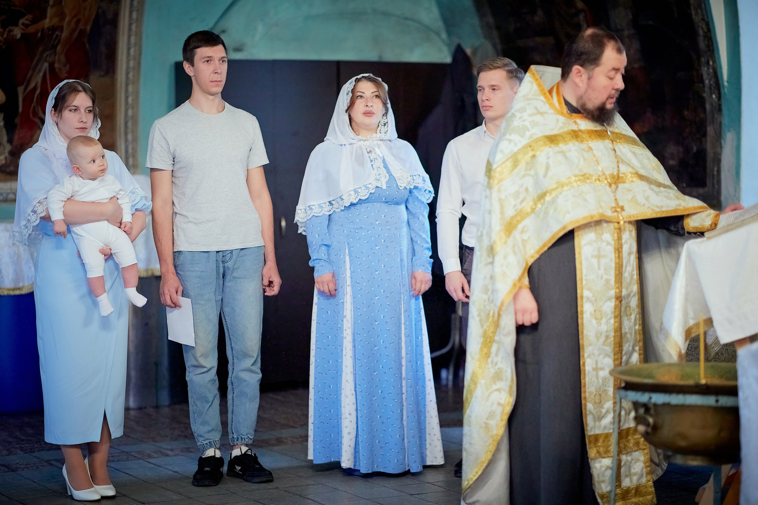 Крещение Егорушки. Семейный и детский фотограф в Ярославле Юлия Галашина