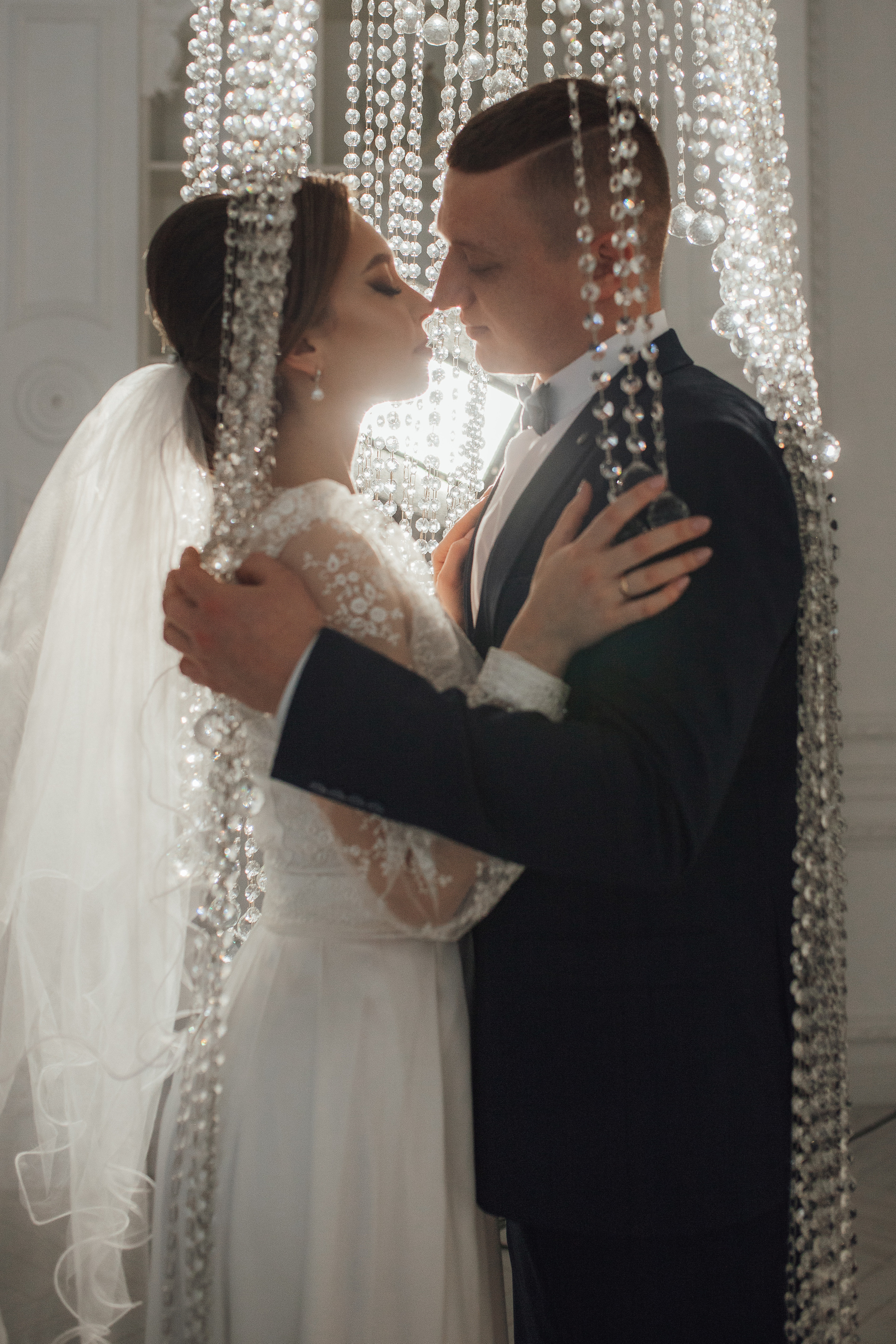 Свадебная фотосессия в студии Екатерина и Никита. Семейный и свадебный фотограф в Донецке Елена Гордеева