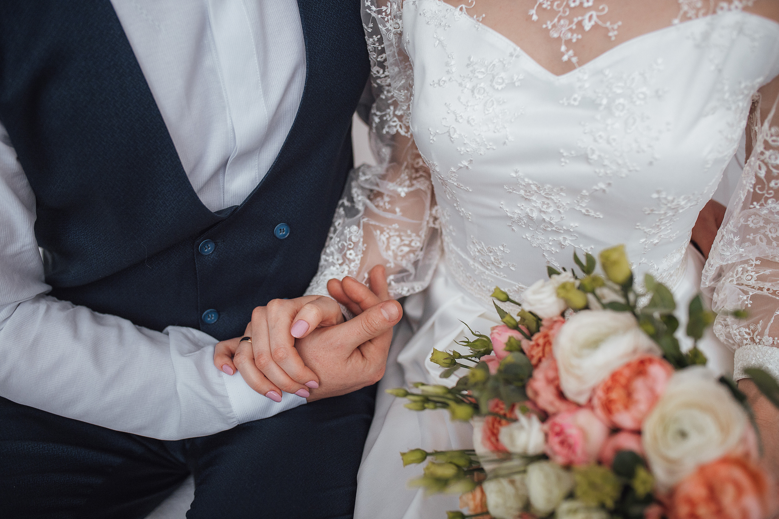 Свадебная фотосессия в студии Екатерина и Никита. Семейный и свадебный фотограф в Донецке Елена Гордеева