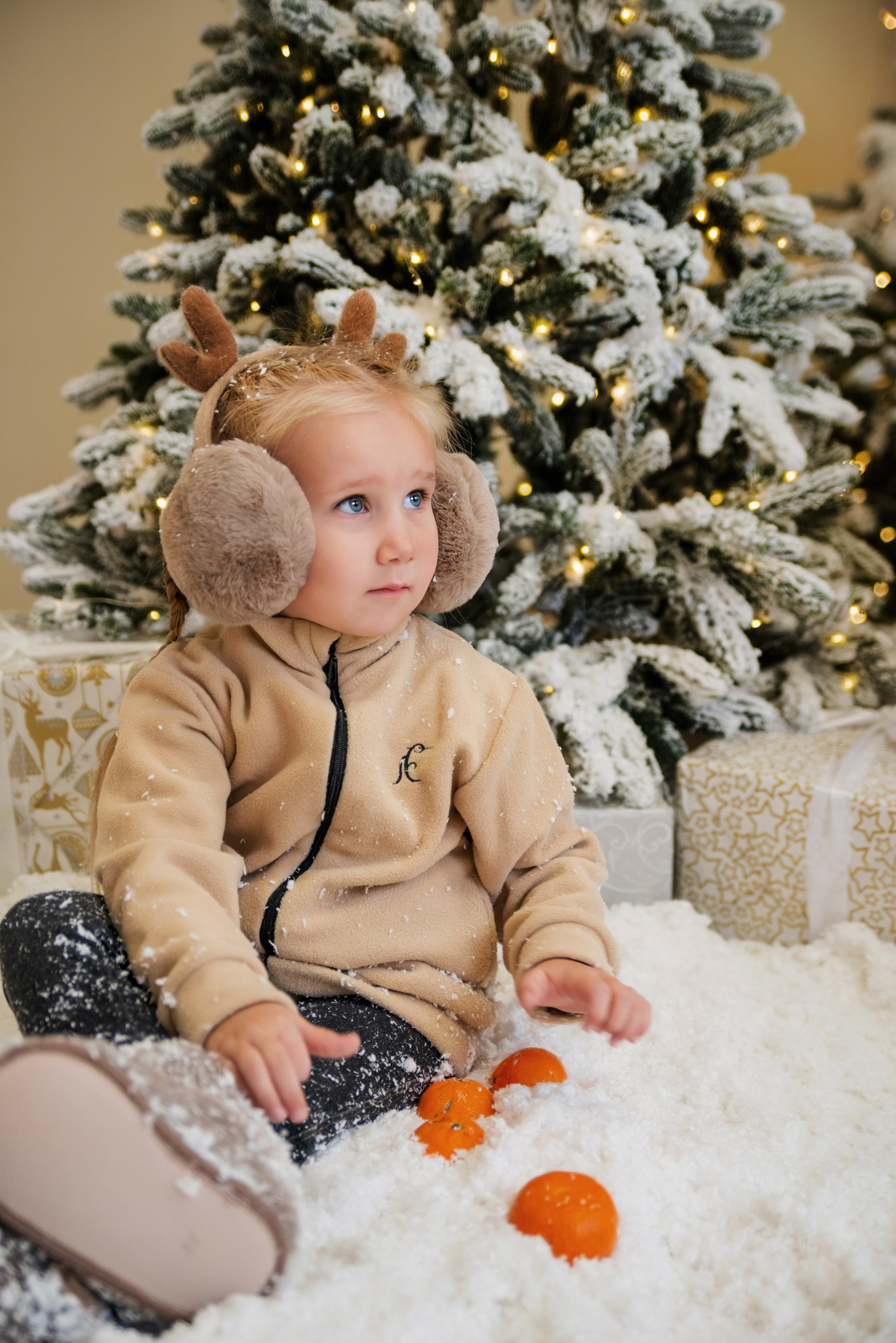 Дети в снежной студии. Фотограф и дизайнер в Москве Екатерина Лобачева