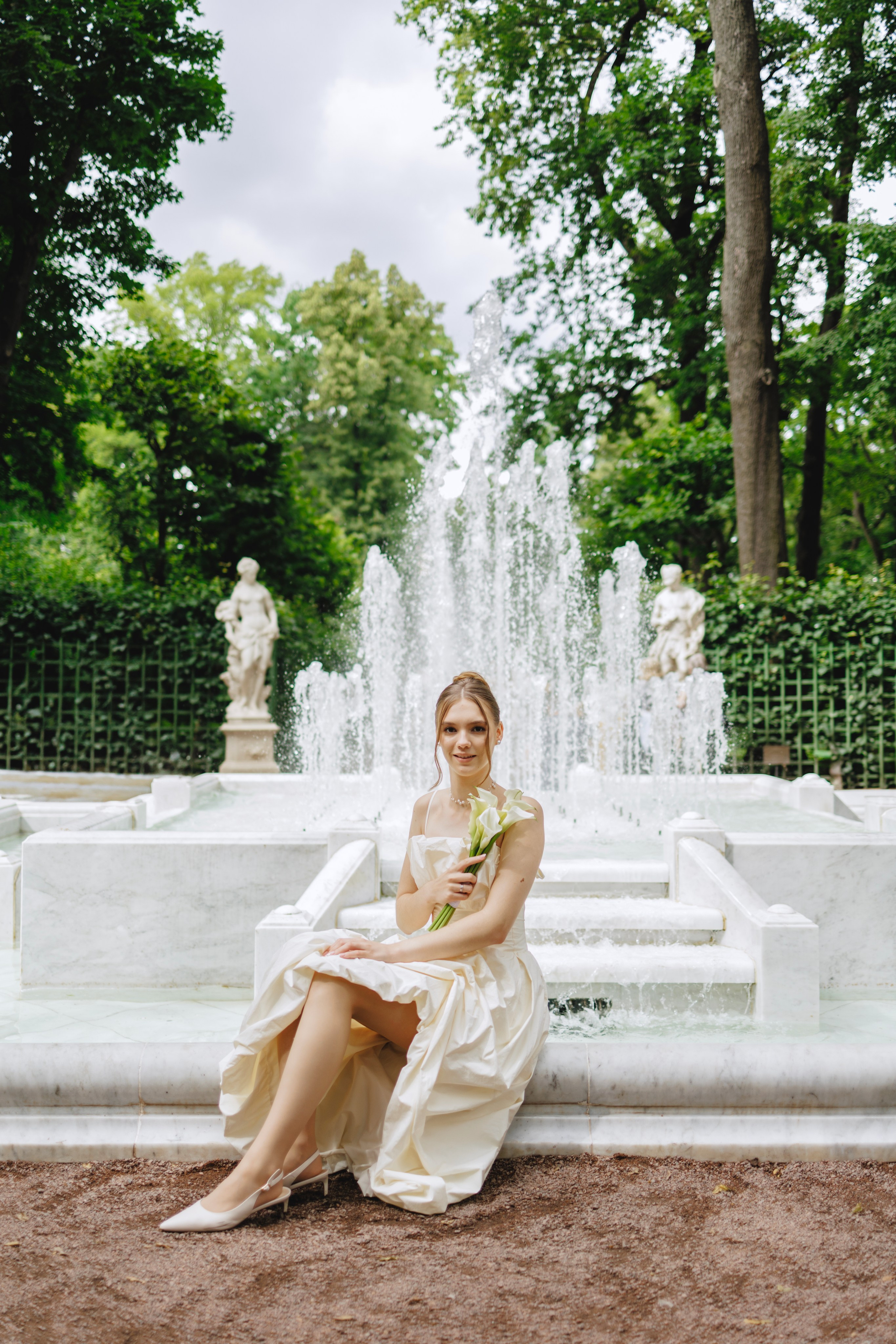 Артем Варвара, Летний сад. Боженова Елена фотограф Санкт-Петербург