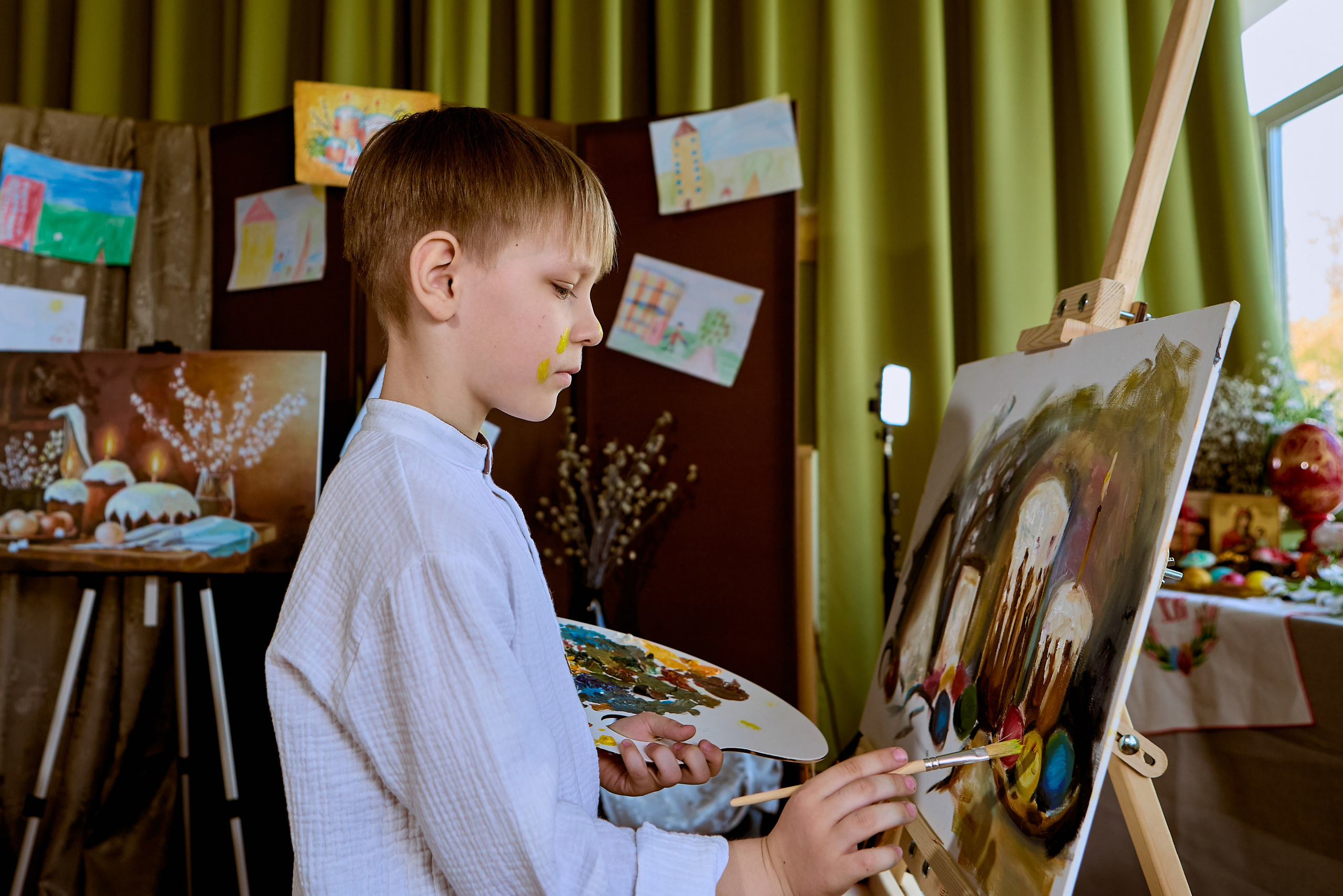 Художники детская фотосессия