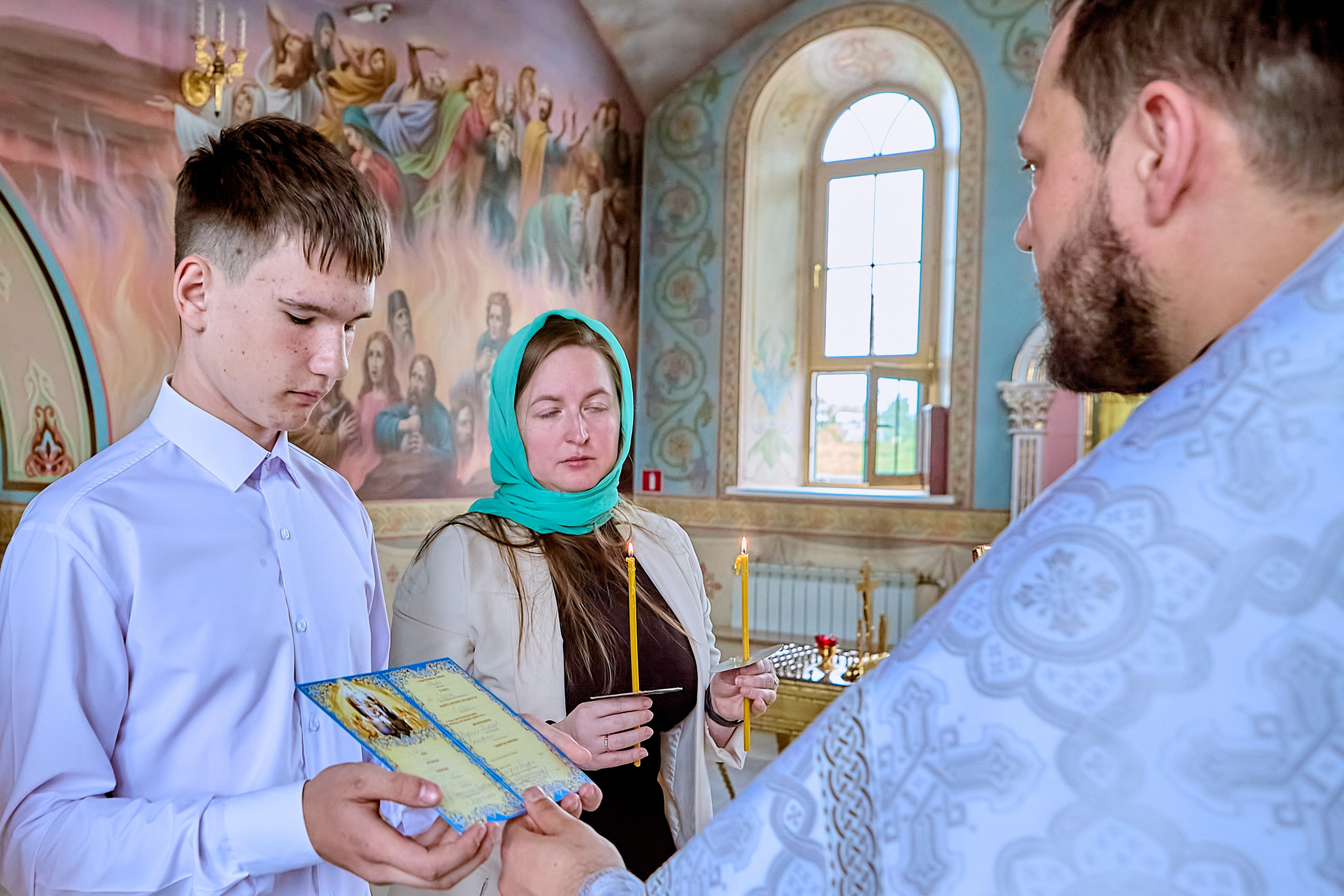 Таинство Крещения младенца Марка