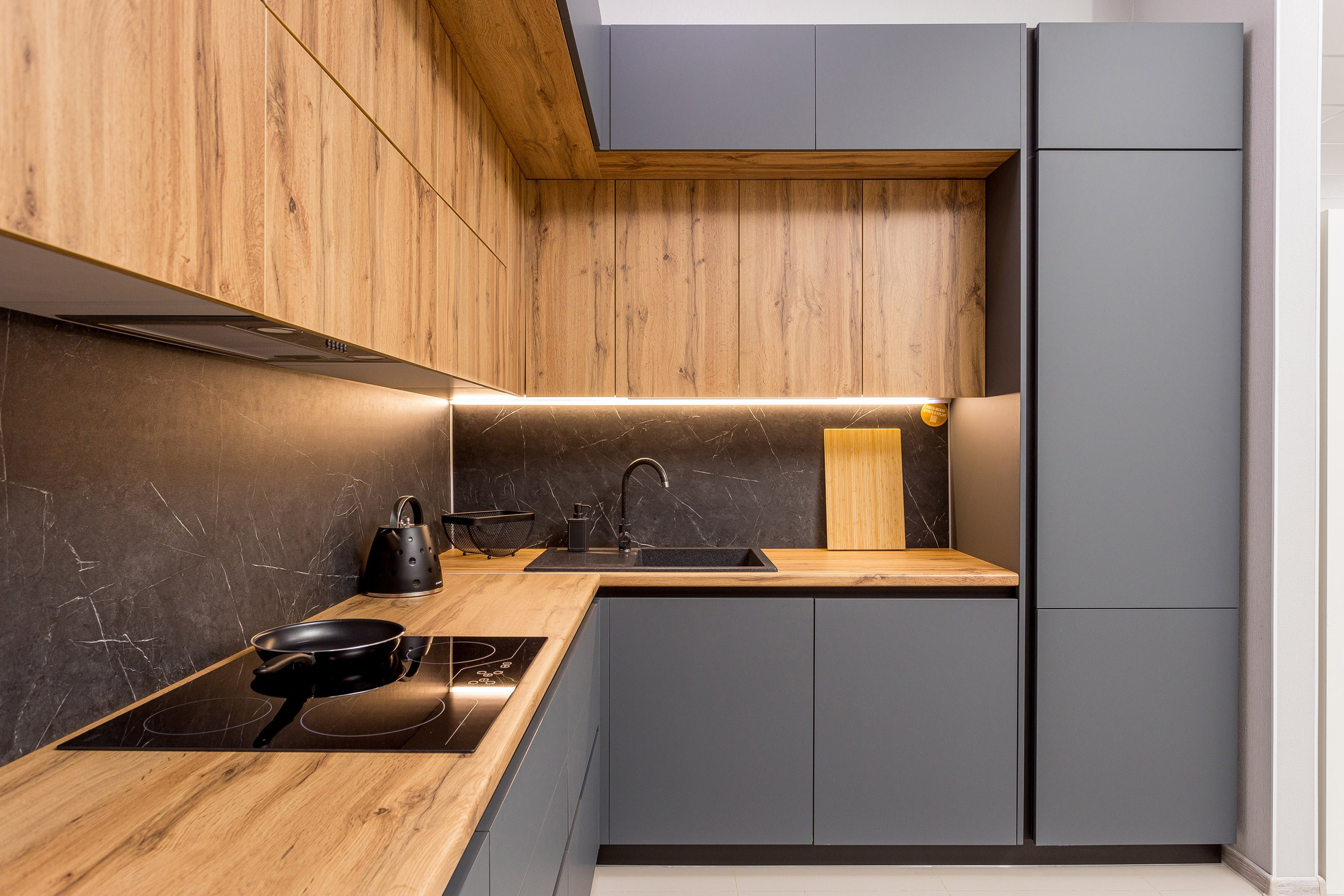 Kitchen salon. Interior photographer Vitalii in Portland and Vancouver