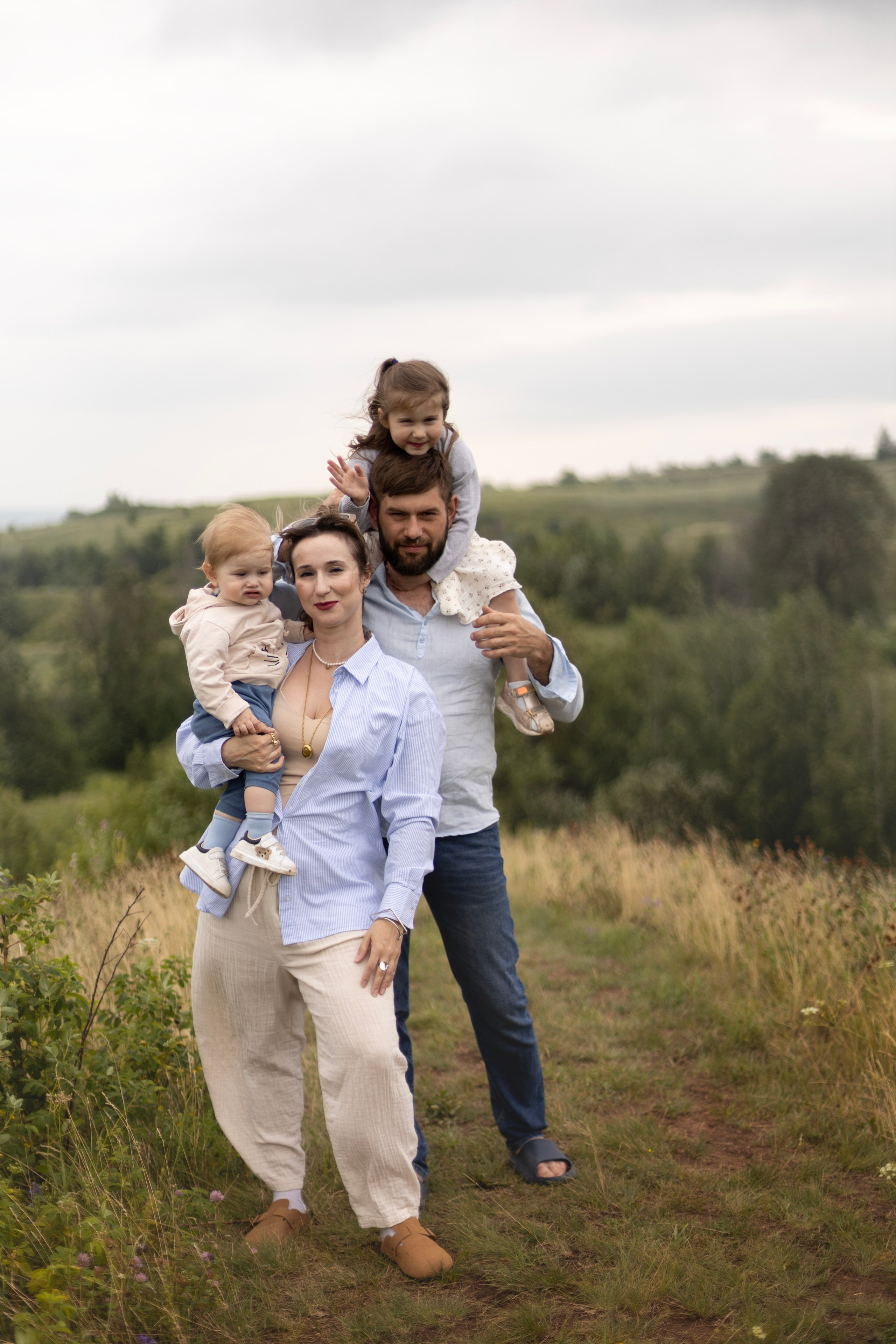 Папа и мама, Соня и Маркуша. Детский и семейный фотограф Софья Пузикова | УФА