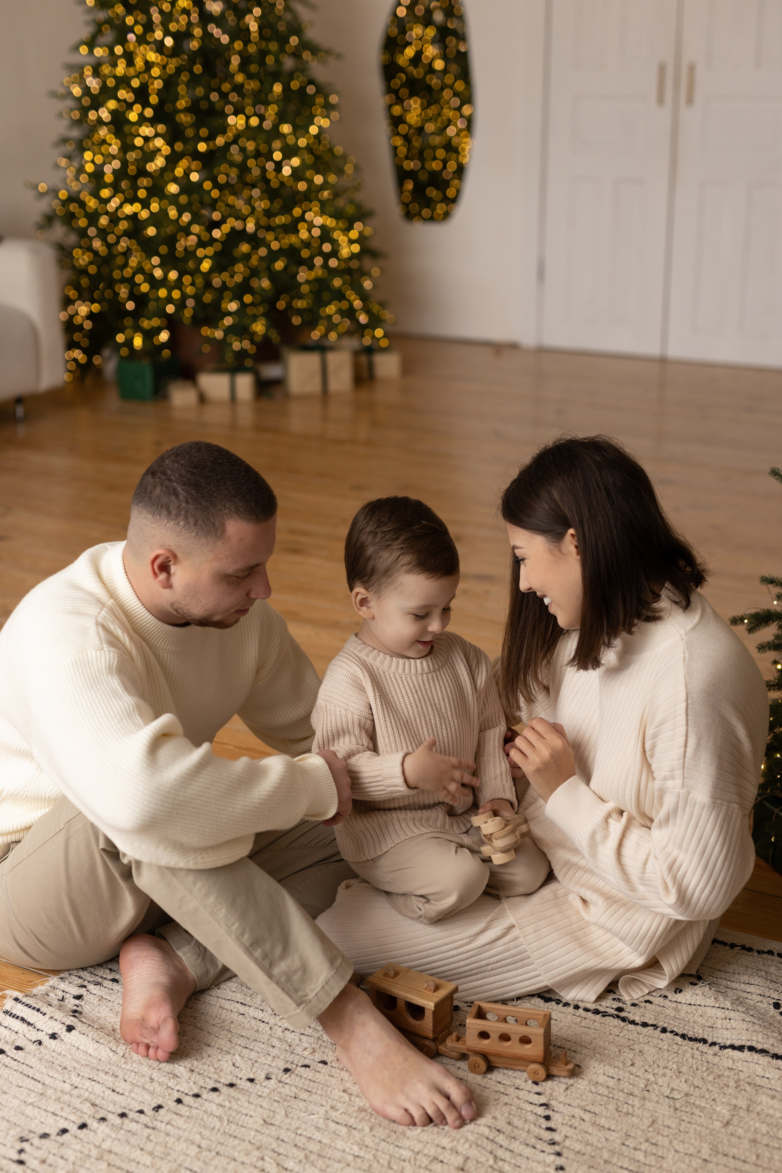 Папа, мама и сынок (студийная). Семейный и детский фотограф в Краснодаре Элона Литвинова