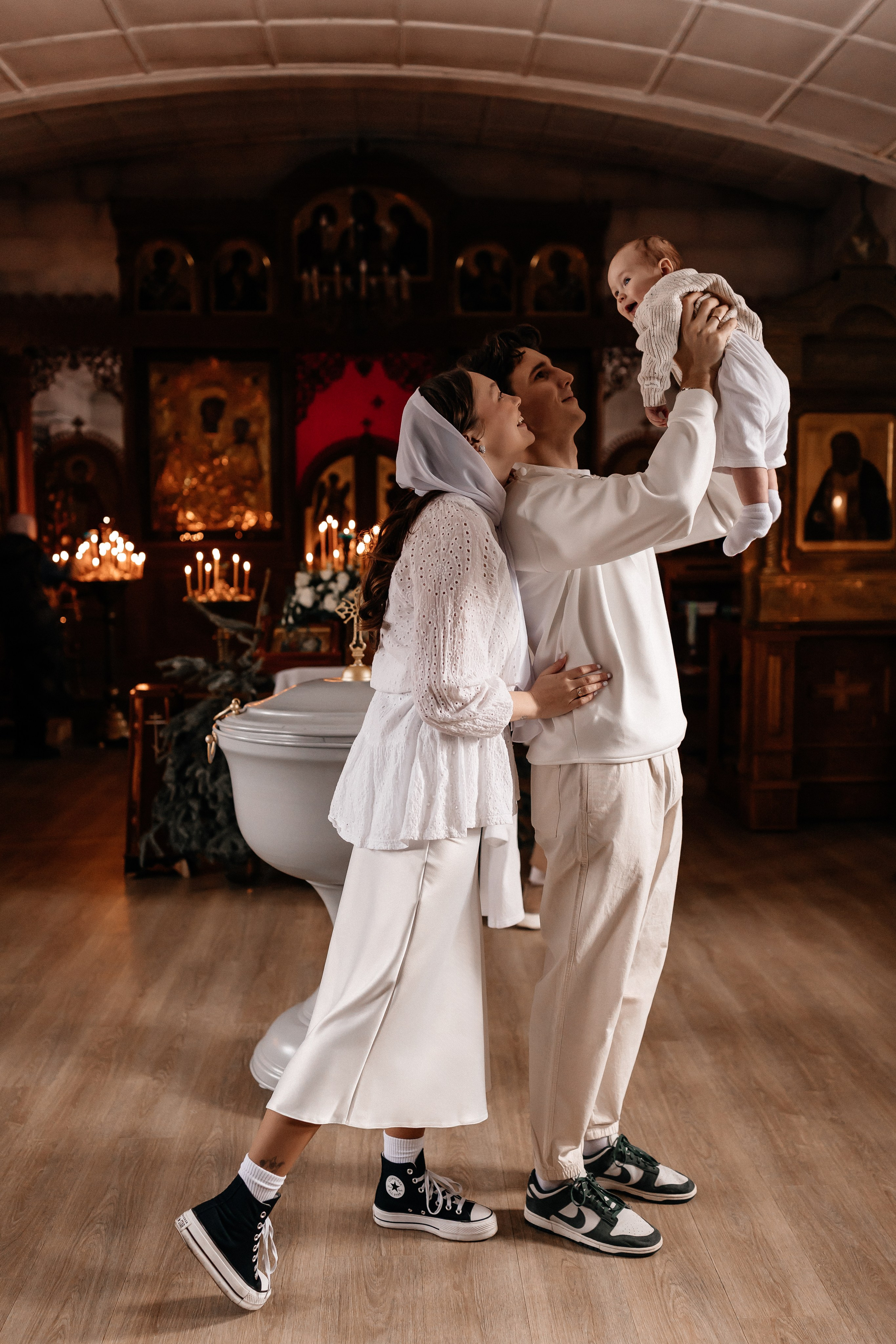 Крещение Артема. Семейный фотограф Минск Усова Ольга