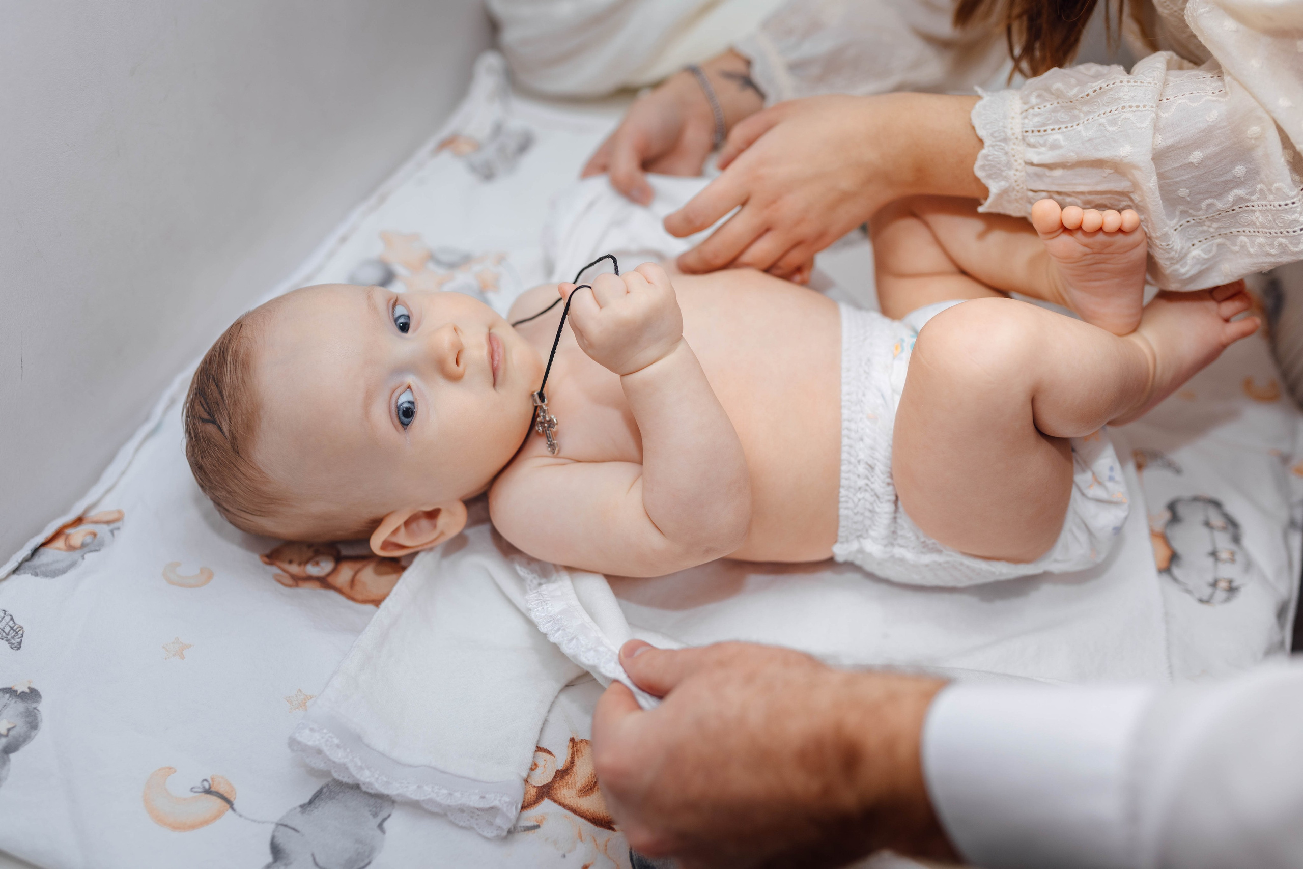 Крещение Демида, храм Святой Троицы, декабрь 2025