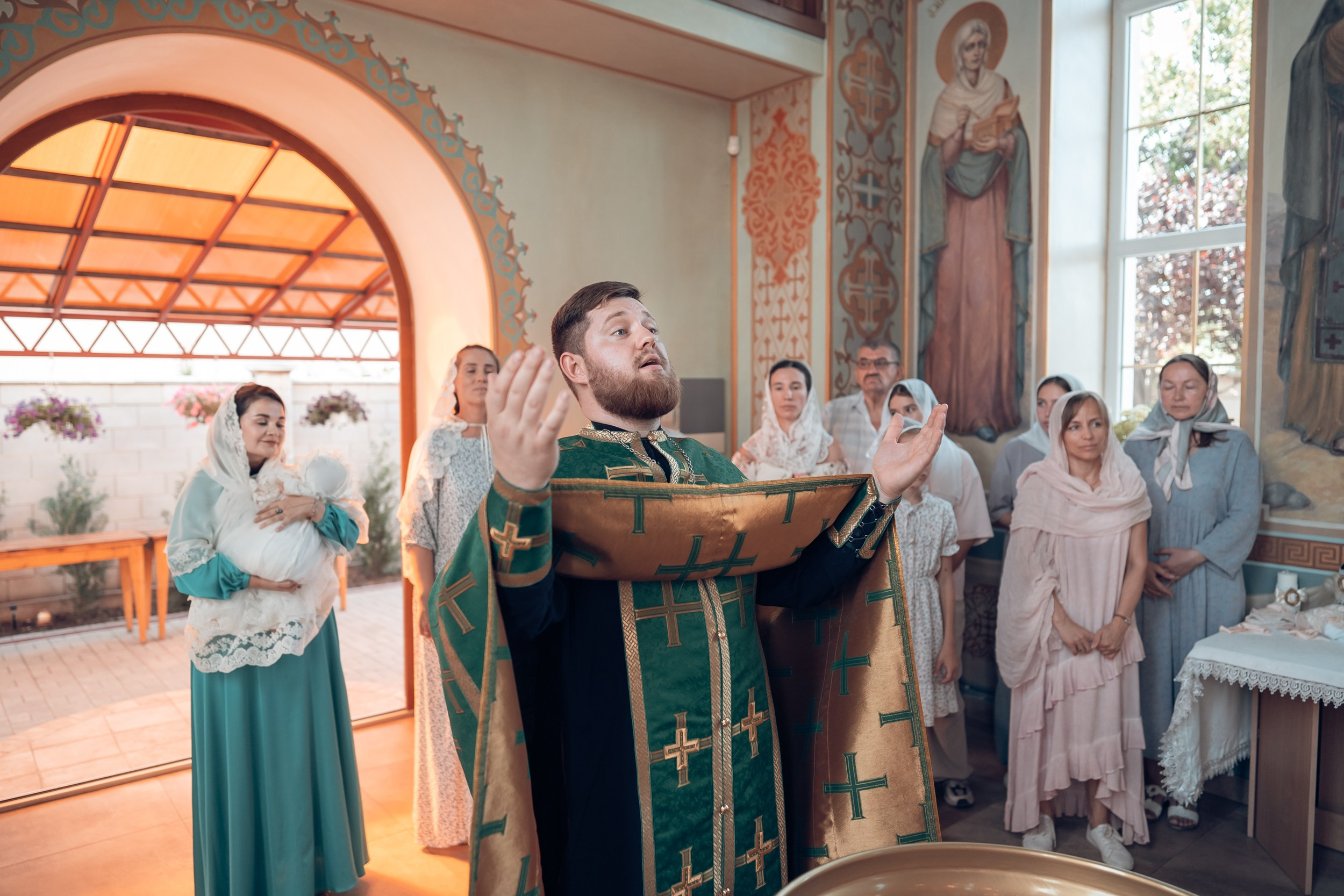 Крещение в храме ап.Андрея Первозванного г. Севастополь. Церковный фотограф Севастополь