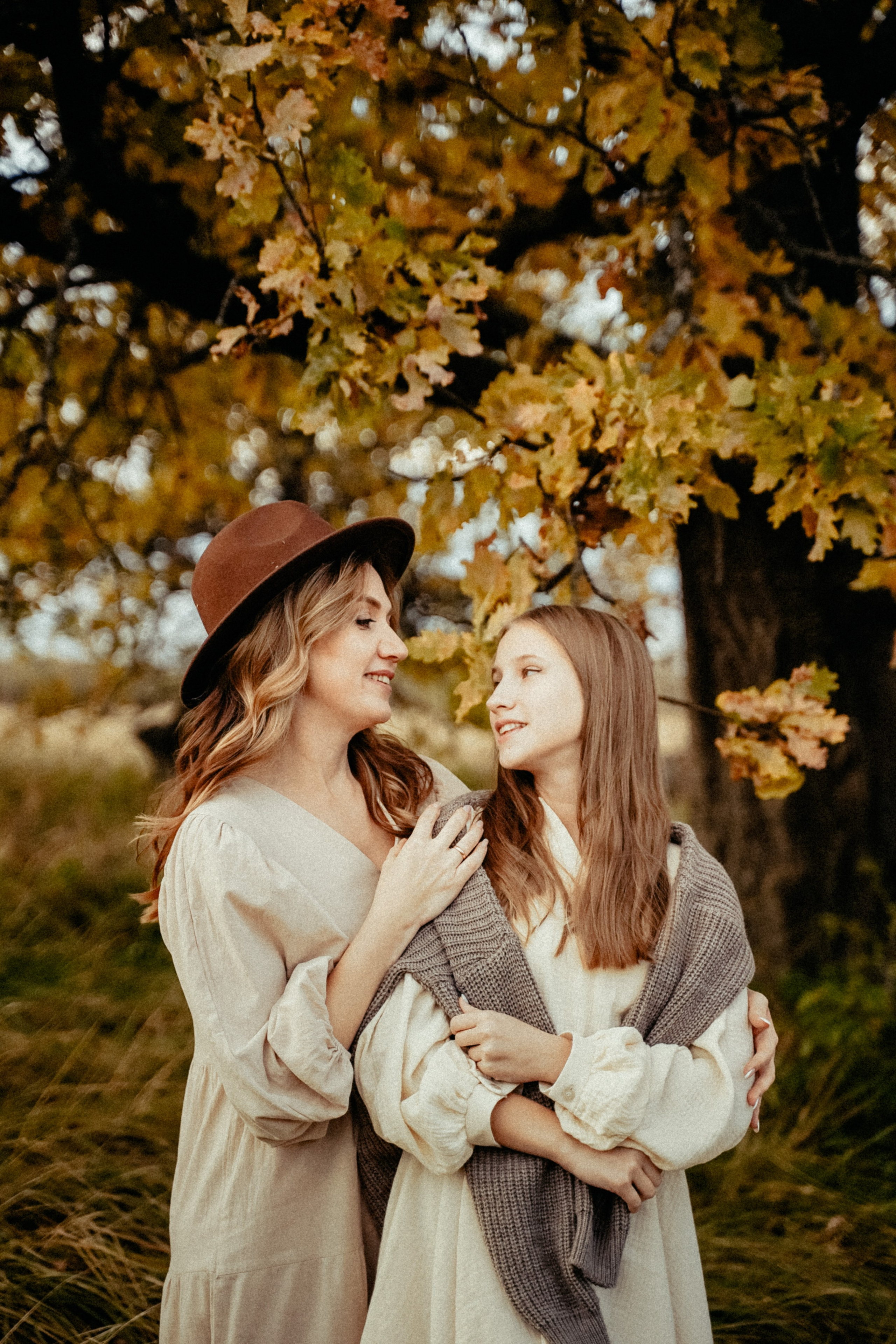 Семья на природе