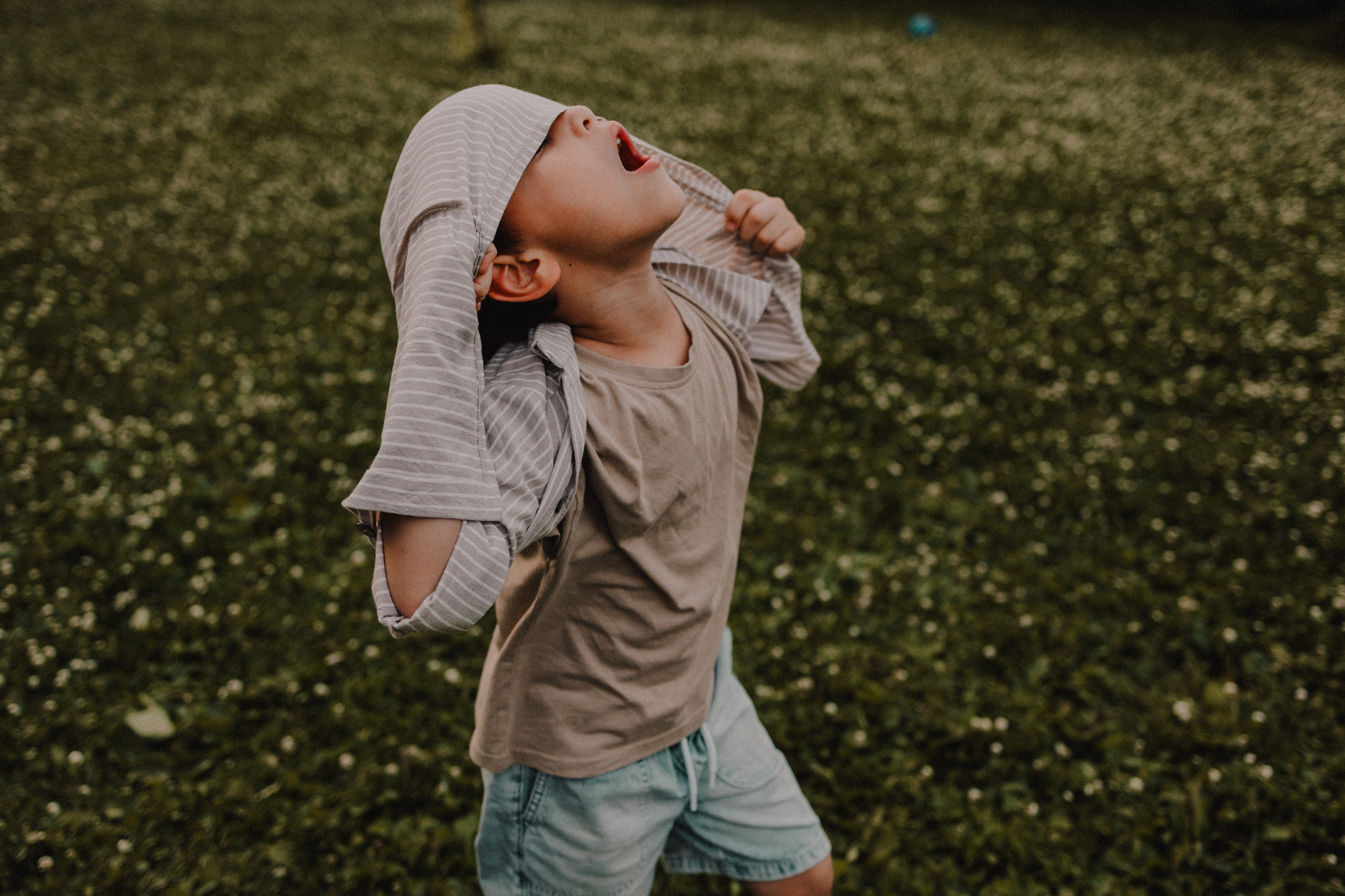 На лужайке. Семейный фотограф Москва