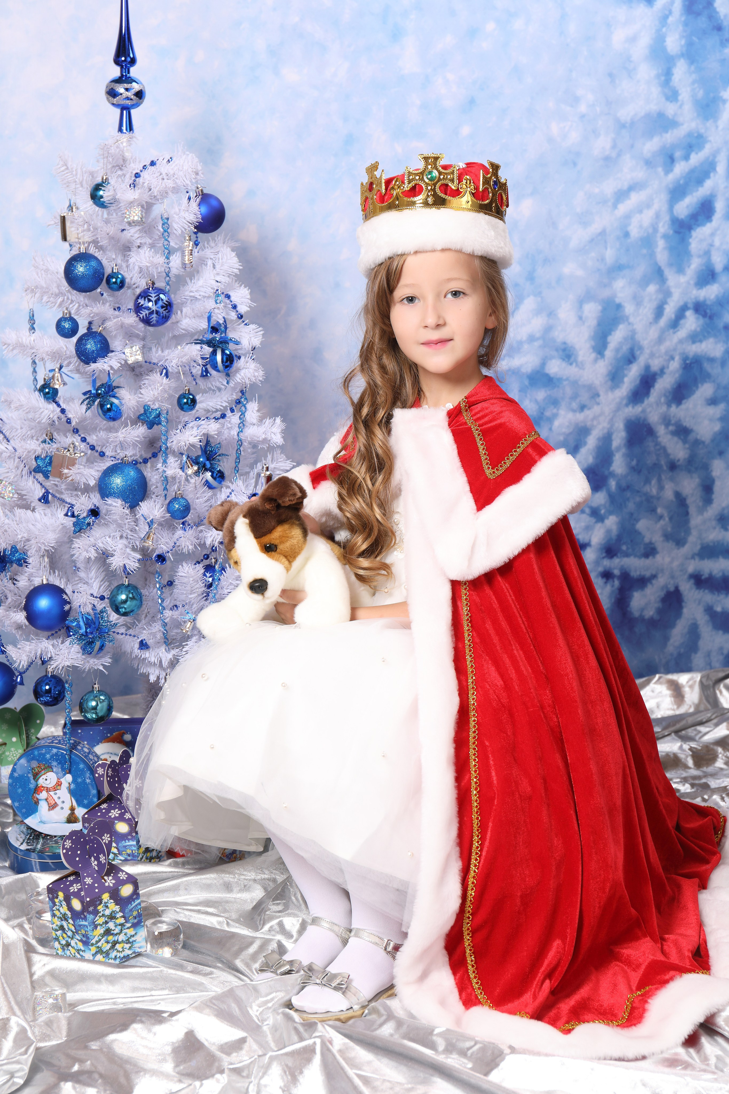 Морозный замок. Детская выездная фотостудия