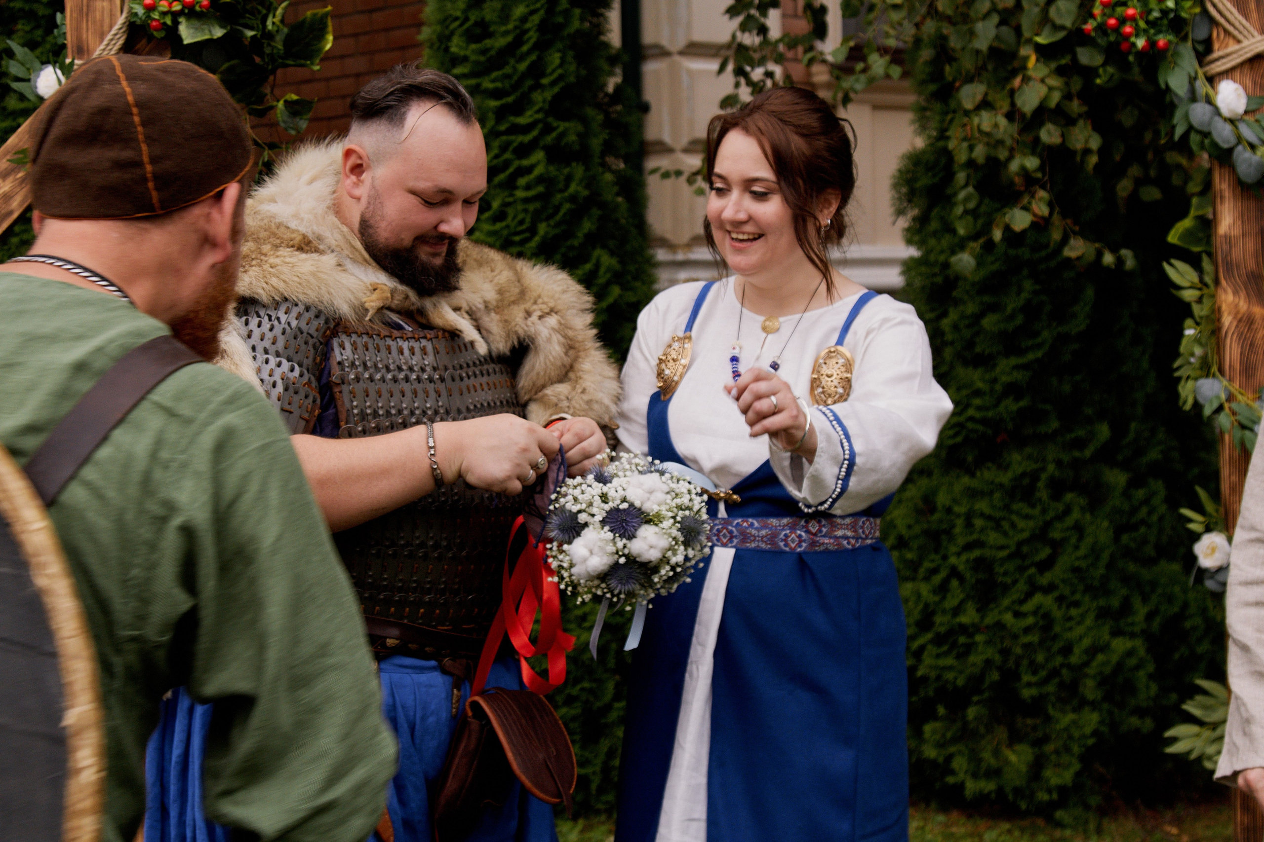 Юлия и Антон. Выездная роспись в стиле викингов. Фотограф лавстори Москва/МО Приятелева Ангелина